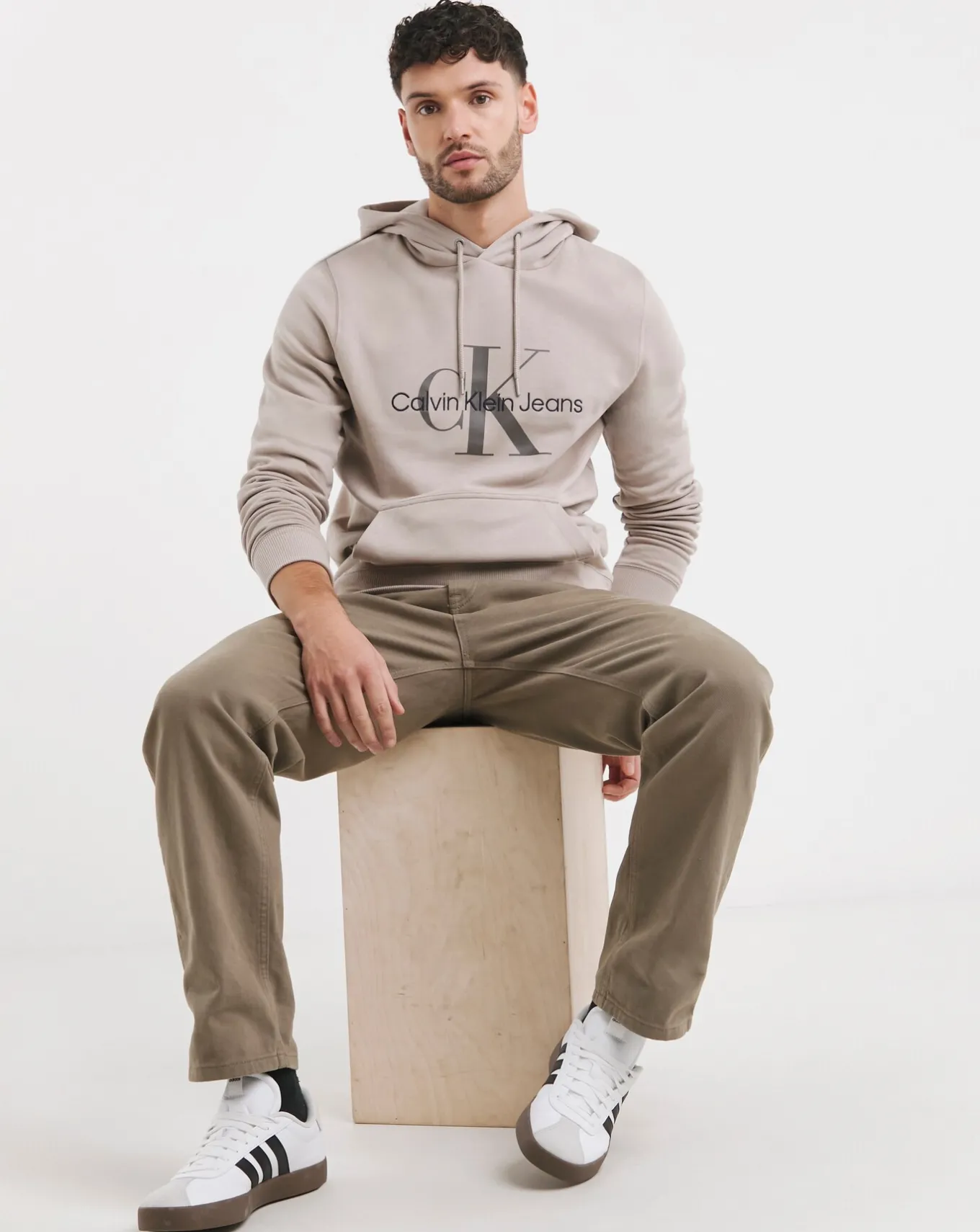 Calvin Klein Jeans Monologo Regular Fit Hoodie- Hoodies & Sweatshirts