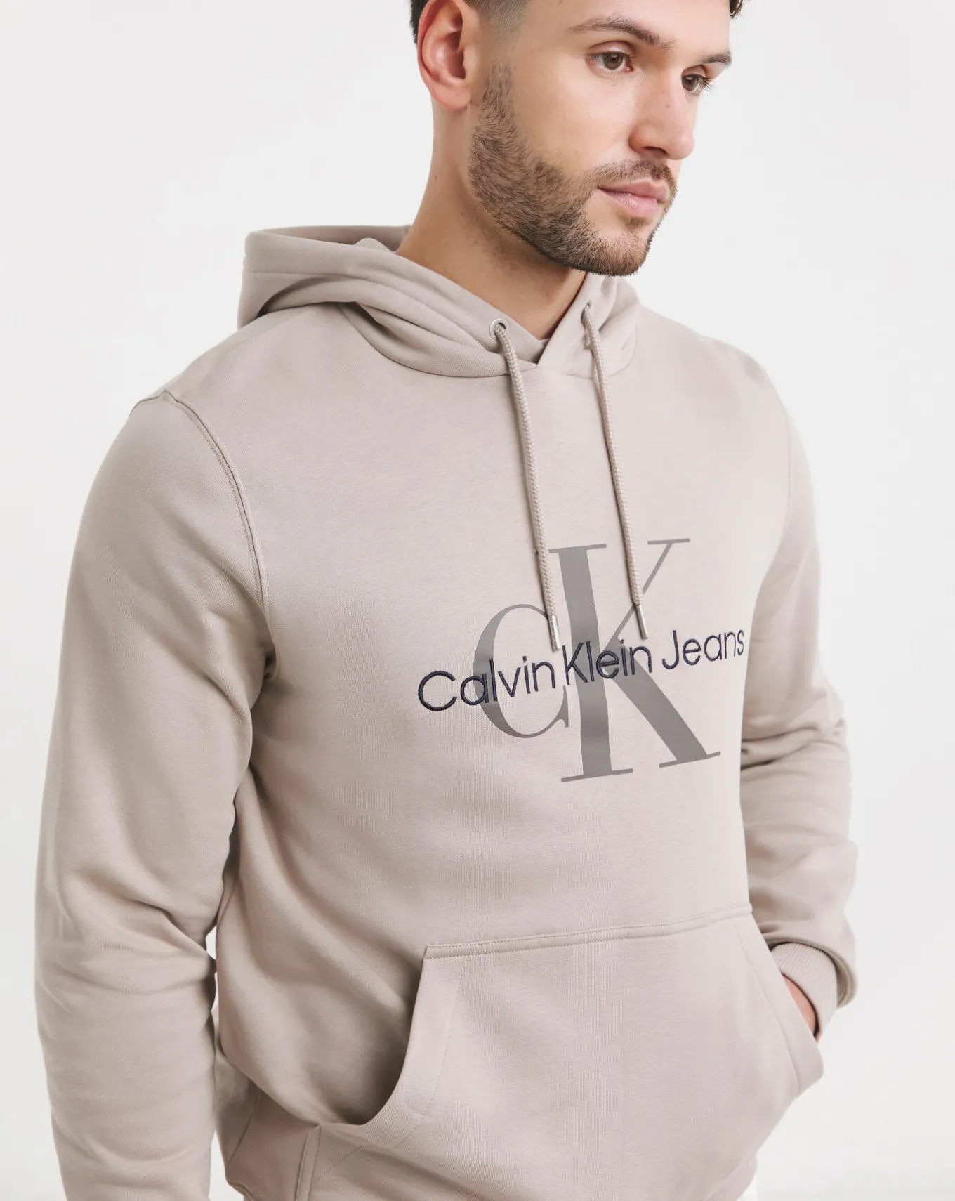 Calvin Klein Jeans Monologo Regular Fit Hoodie- Hoodies & Sweatshirts