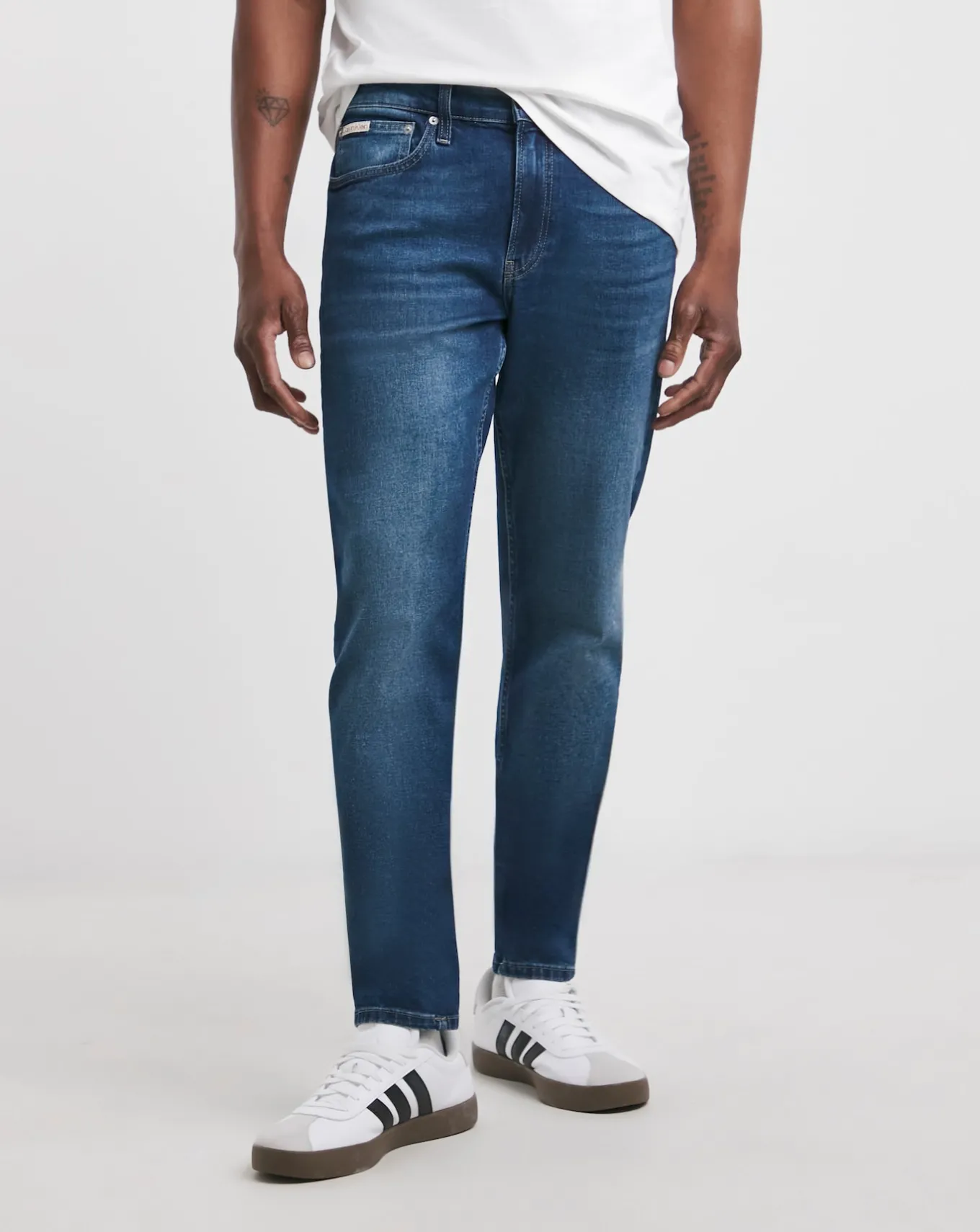 Calvin Klein Slim Tapered Dark Denim Jeans- Tapered | Jeans