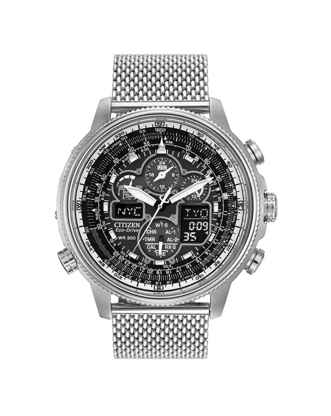 Citizen Eco-Drive Pro Navihawk Gents Watch- Watches