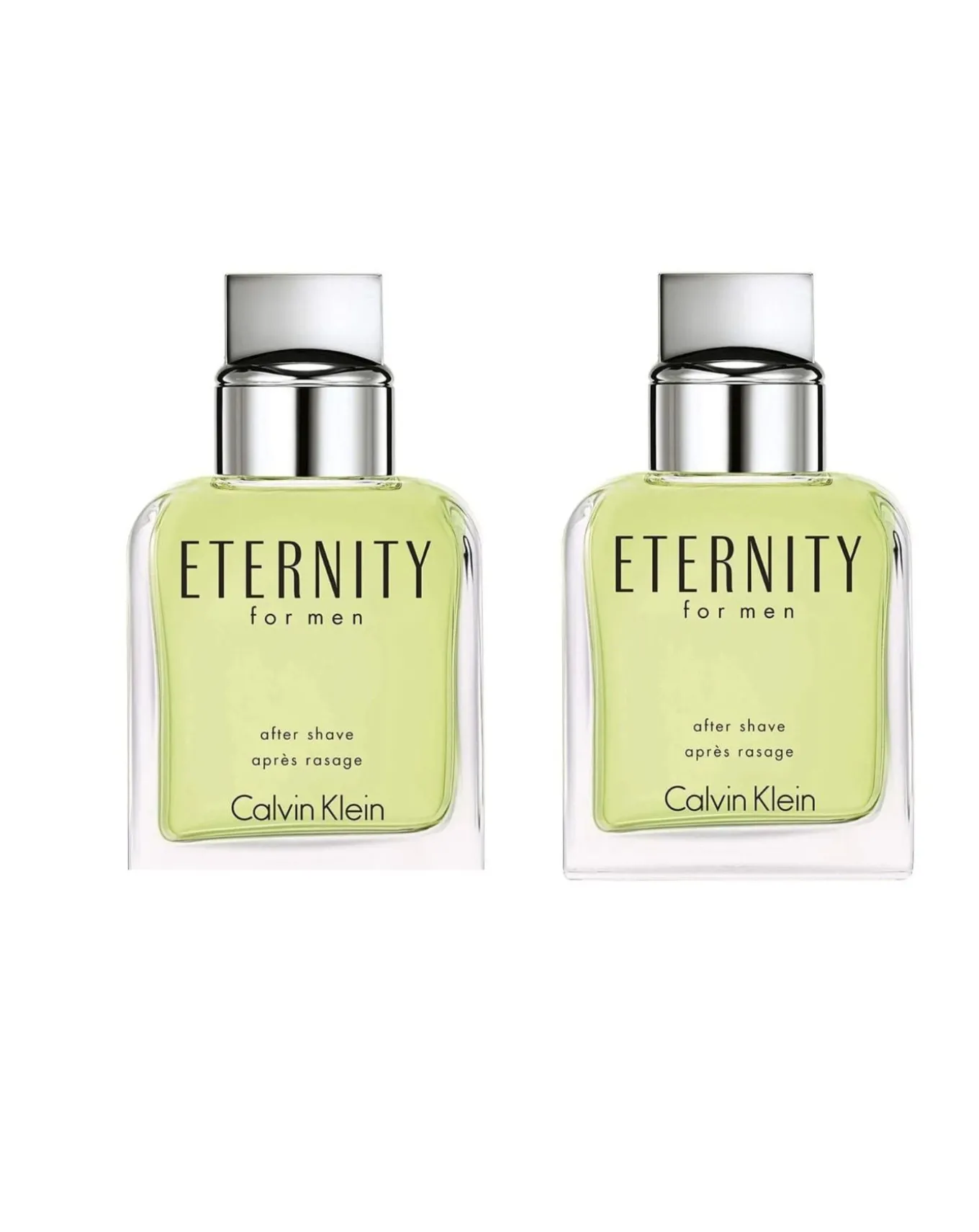 Calvin Klein CK Eternity Men Aftershave Splash 100x 2- Aftershave