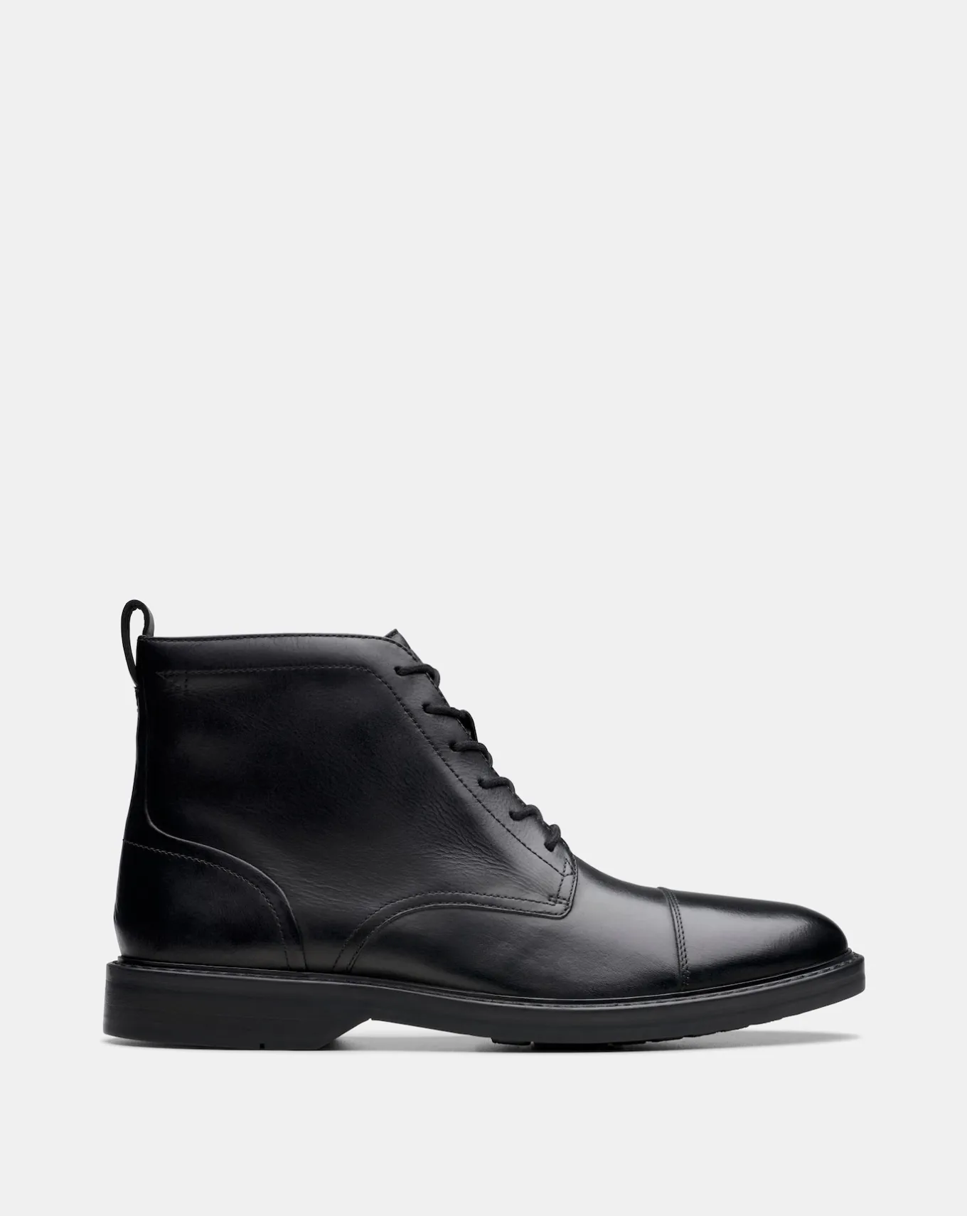 Clarks Aldwin Cap Boots- Boots