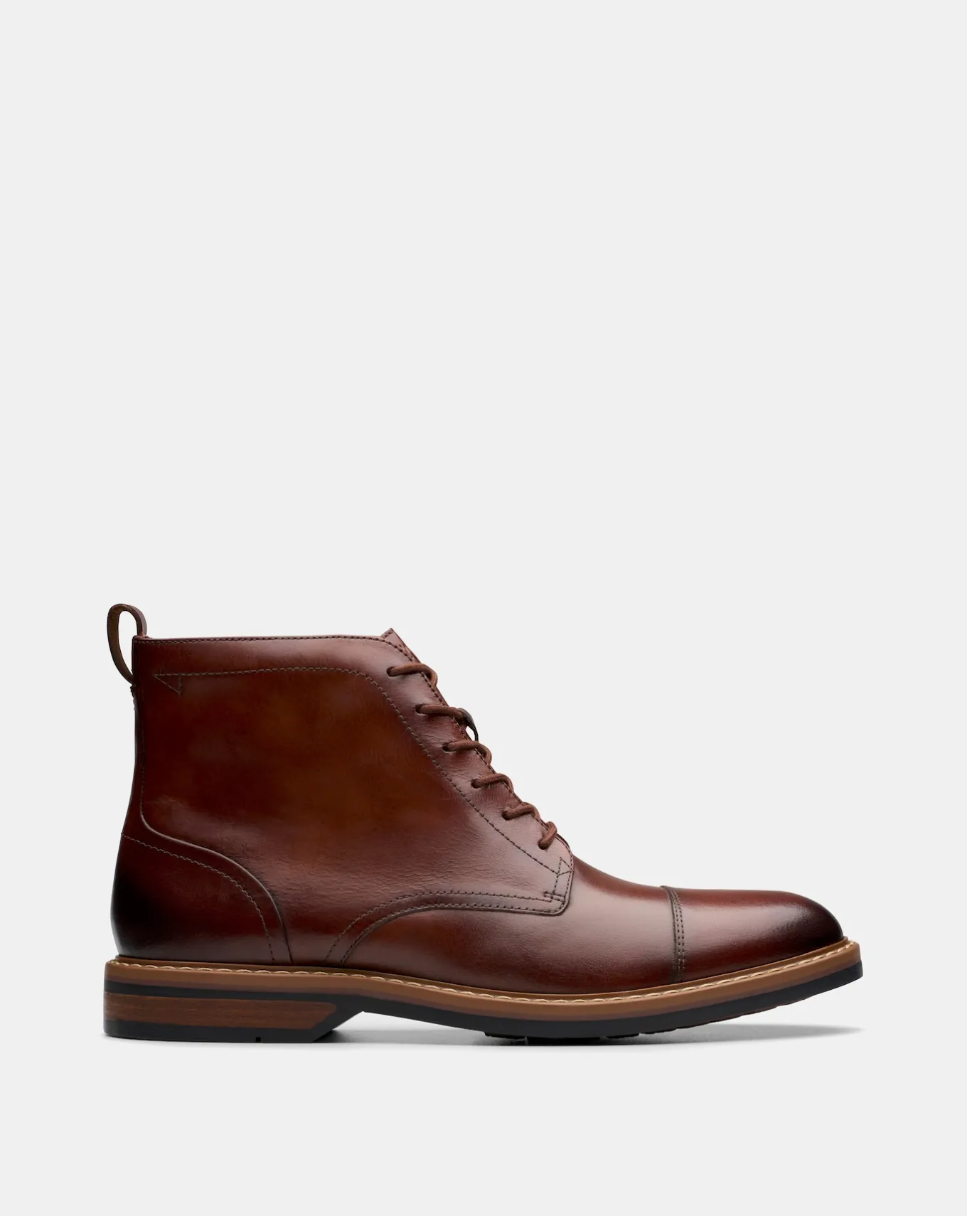 Clarks Aldwin Cap Boots- Boots