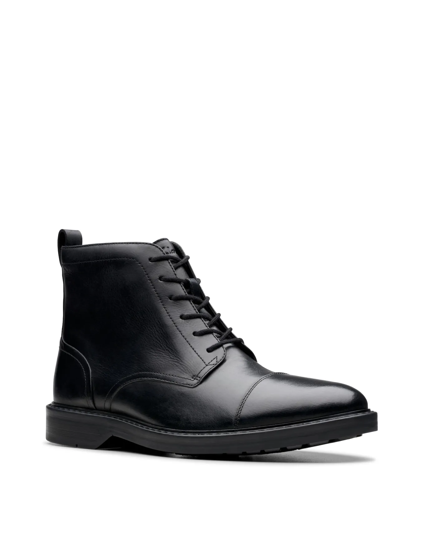 Clarks Aldwin Cap Boots- Boots