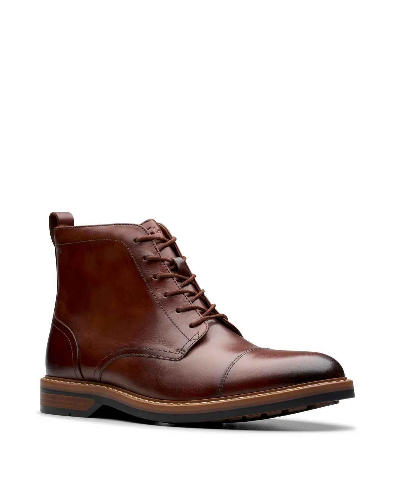 Clarks Aldwin Cap Boots- Boots