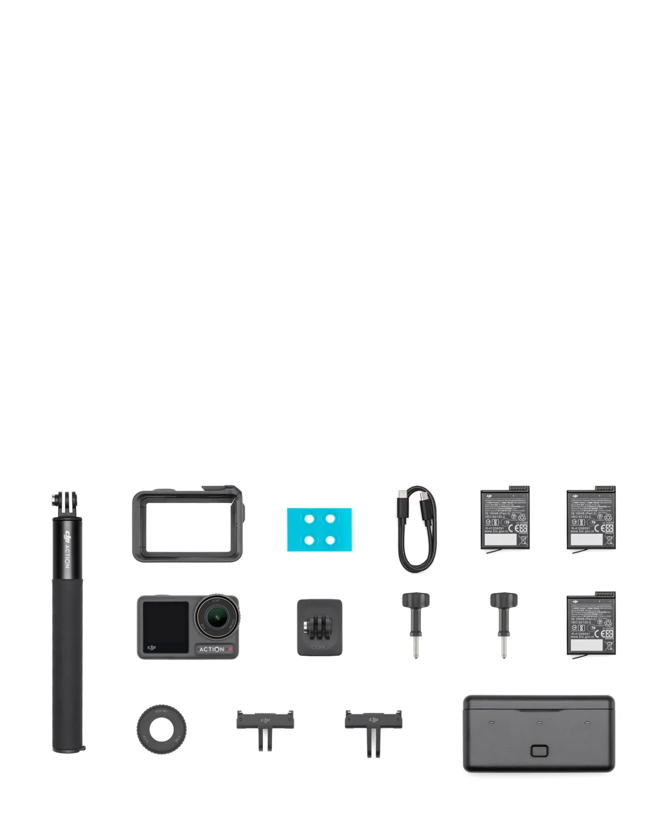 DJI Osmo Action 4 - Adventure Combo- Cameras