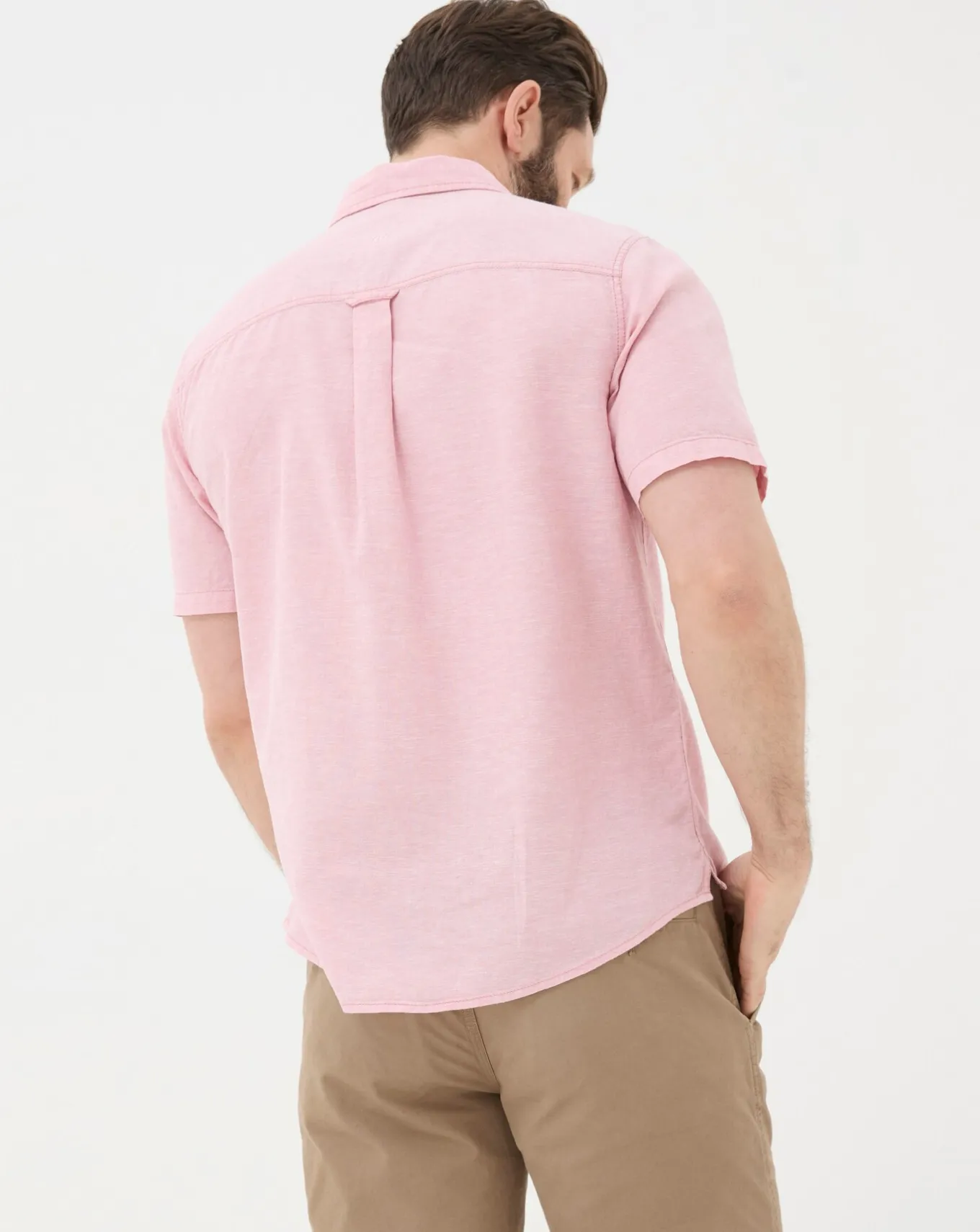 FatFace Bugle Linen Cotton Shirt- Shirts