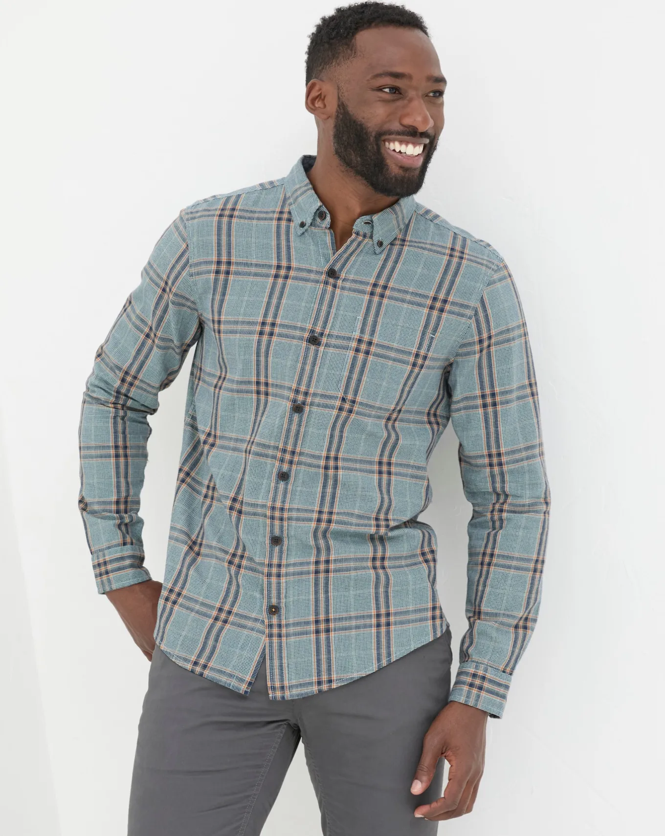 FatFace Charlton Check Shirt- Shirts