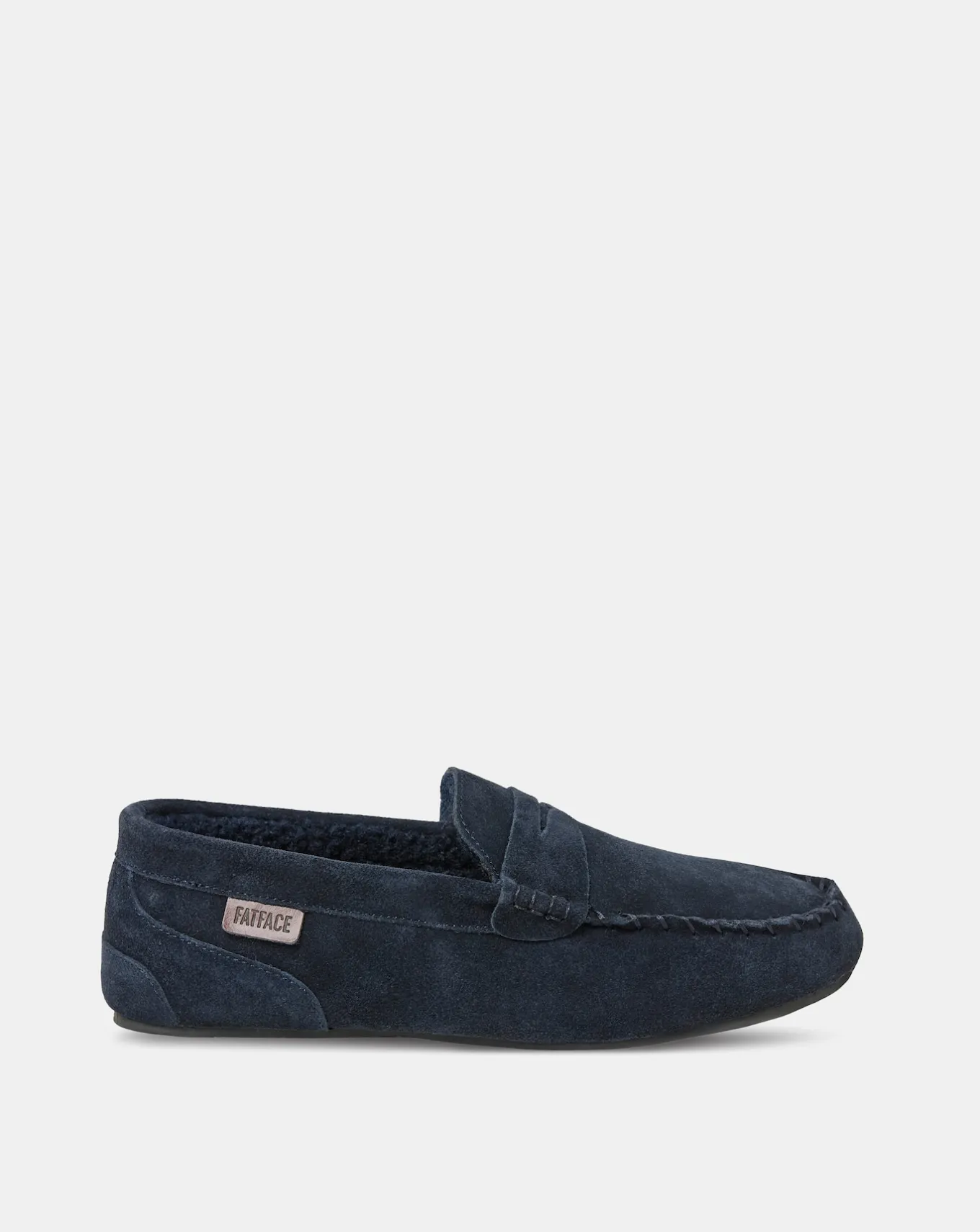 FatFace Suede Moccasin Slippers- Slippers | Nightwear