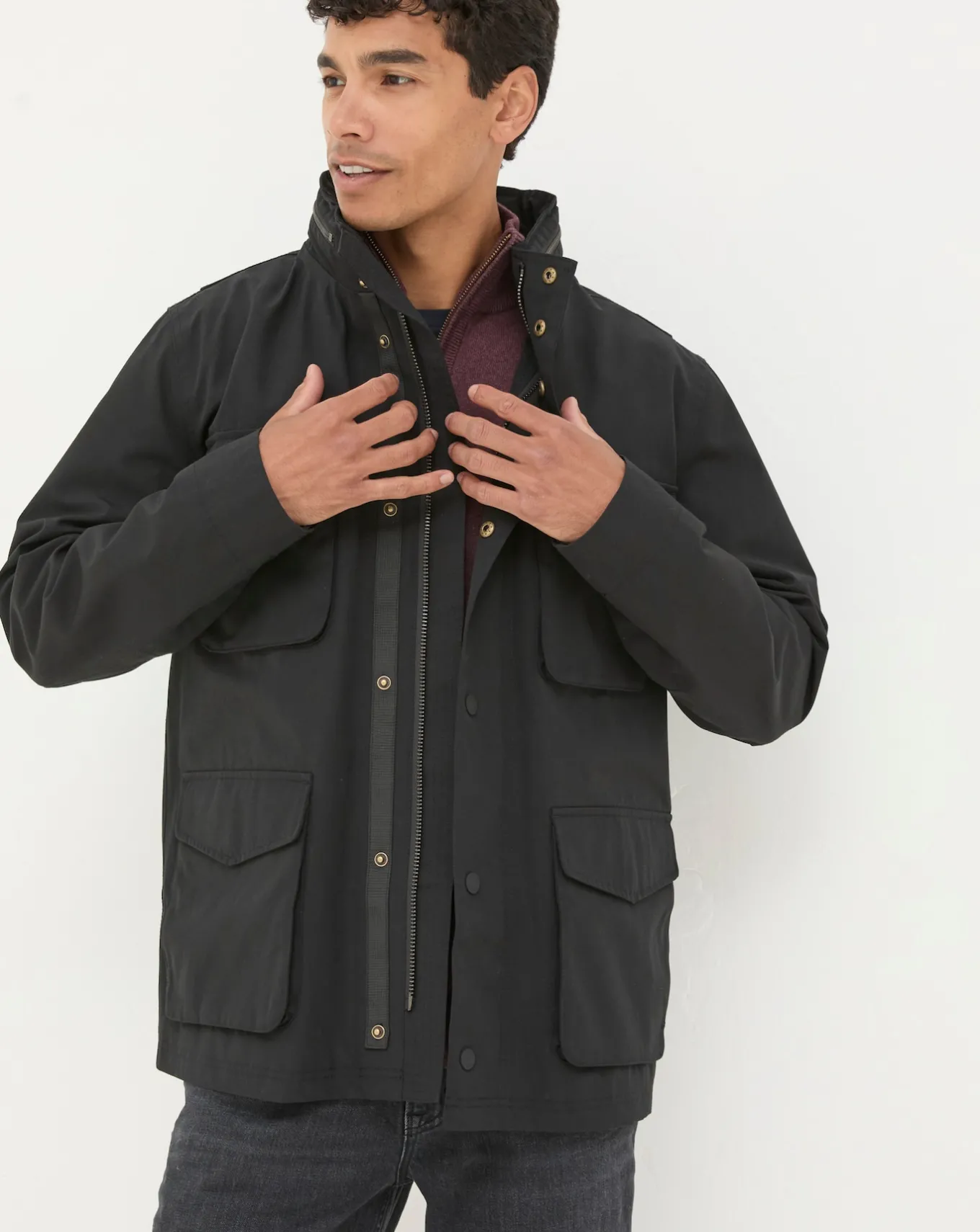 FatFace Truro Waterproof Jacket- Coats & Jackets