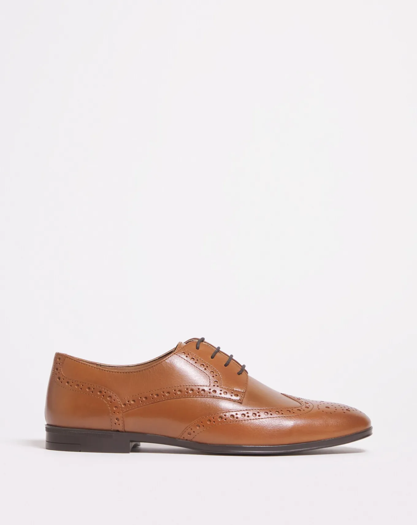 Jacamo Formal Leather Brogue Wide- Wide Fit | Smart Shoes