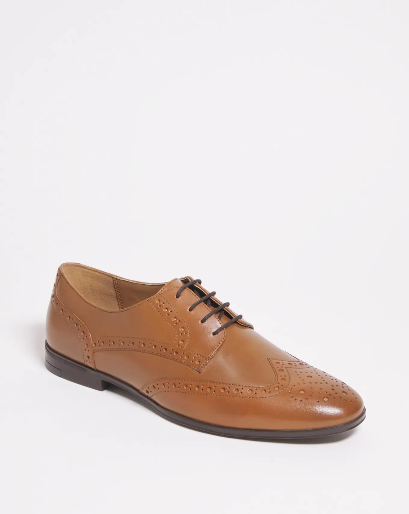 Jacamo Formal Leather Brogue Wide- Wide Fit | Smart Shoes