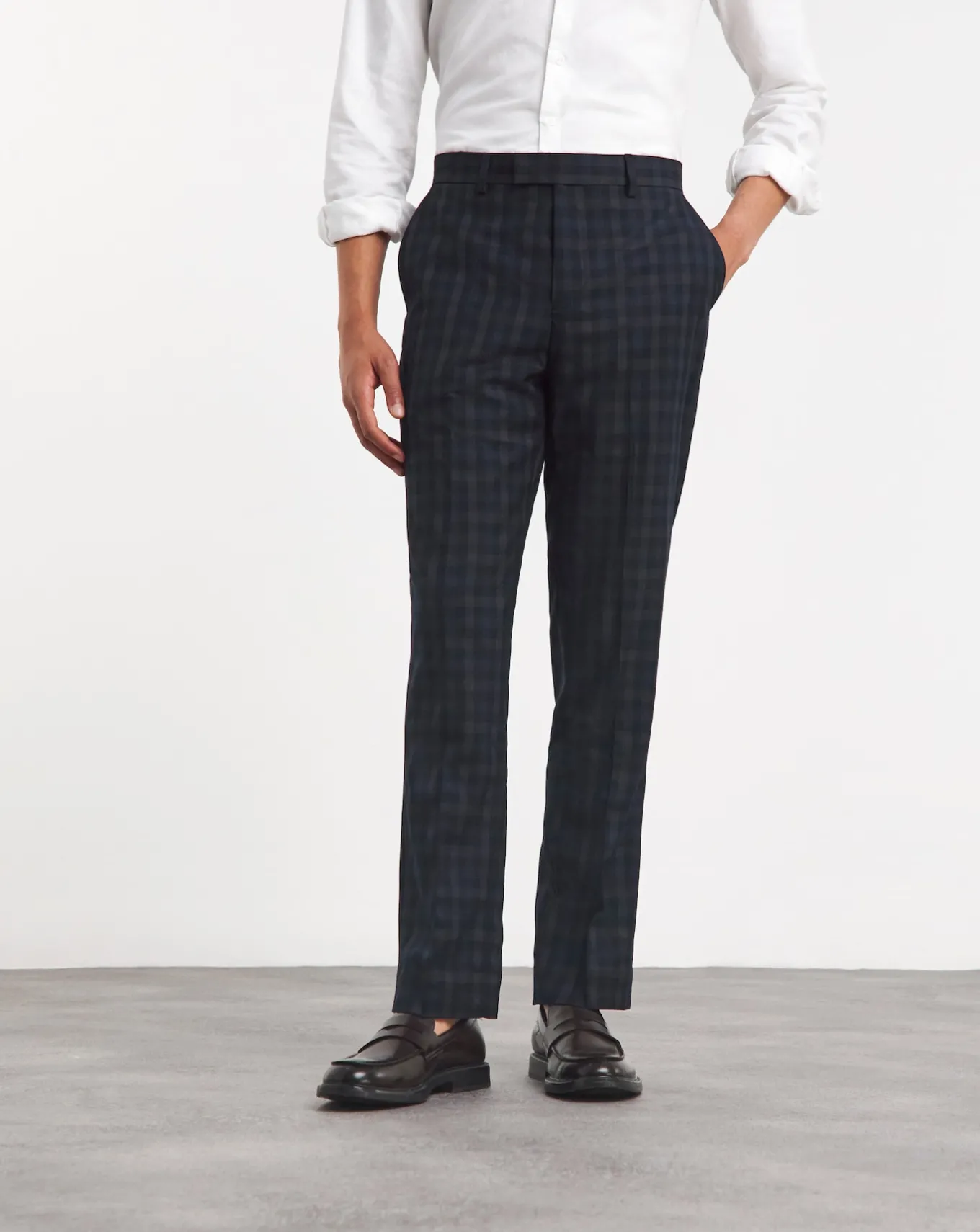 Jacamo Gingham Check Suit Trousers- Suit Trousers | Suits & Waistcoats