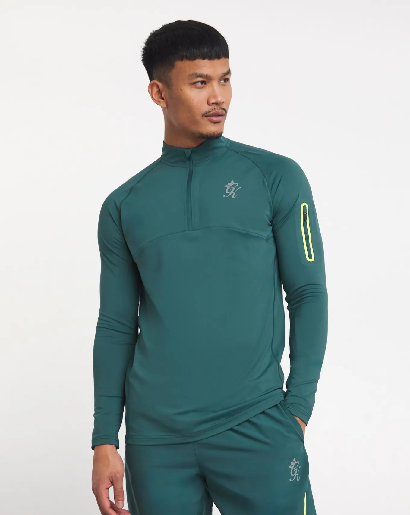 Gym King Flex 1/4 Zip Funnel- Track Tops