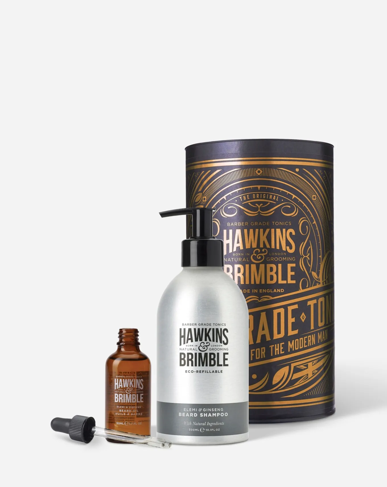 Hawkins & Brimble Hawkins & Brimble The Beard Care Gift Set- Shaving | Hair Care