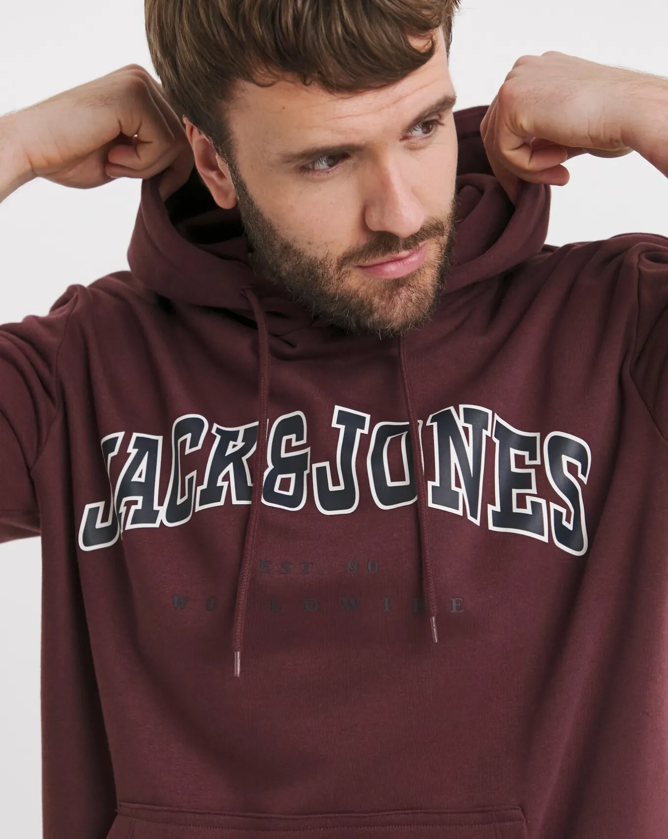 JACK & JONES Jack & Jones Caleb Varsity Sweat Hoody- Hoodies & Sweatshirts