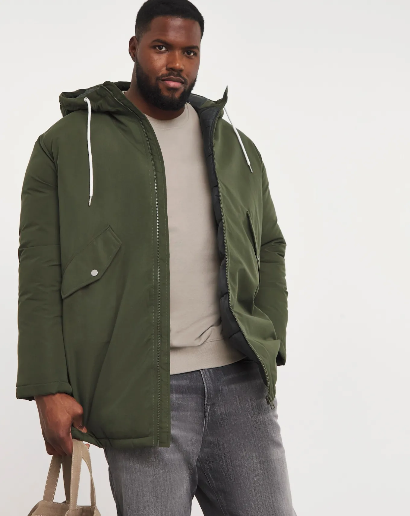 JACK & JONES Jack & Jones Loop Parka Jacket- Coats & Jackets