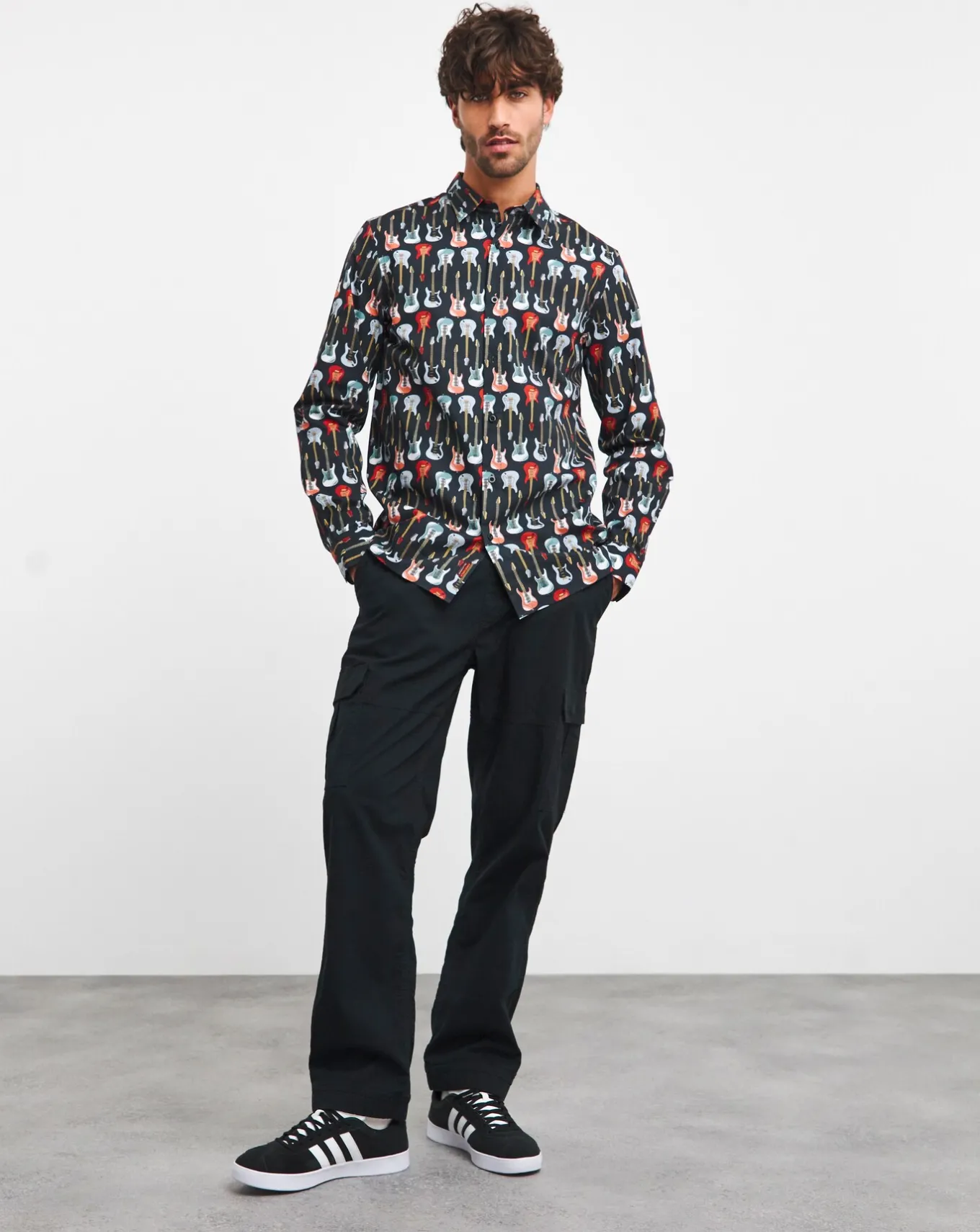 Joe Browns All Over Music Long Length Shirt- Shirts