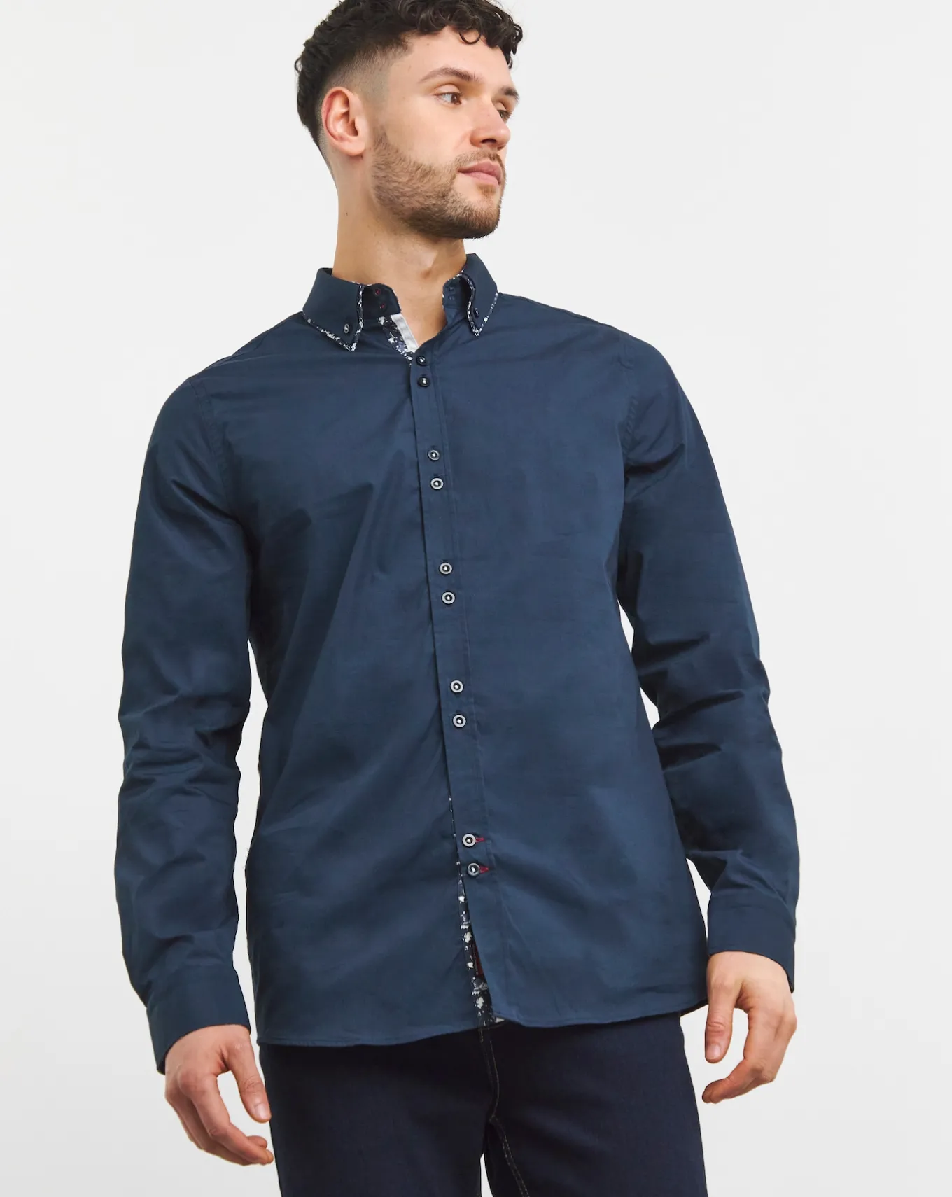 Joe Browns Double Collar Shirt Long- Shirts | Shirts