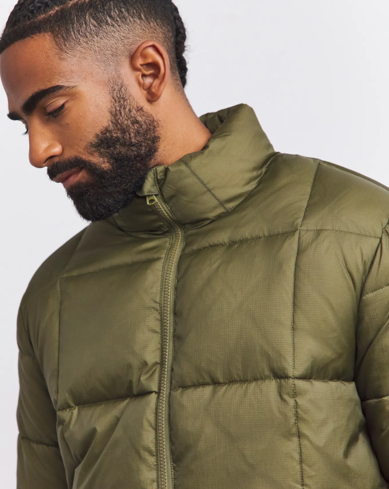 Jacamo Square Quilt Puffer Jacket- Coats & Jackets