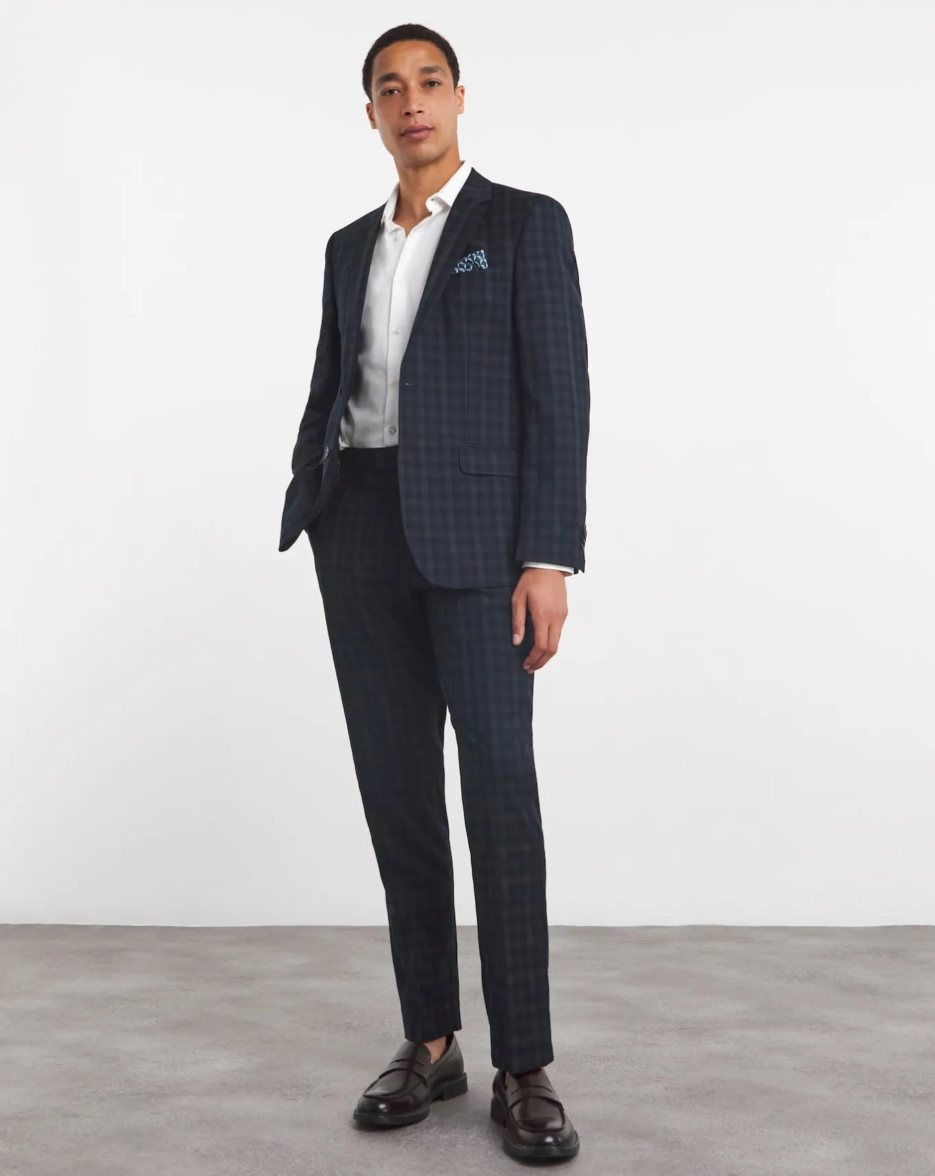 Jacamo Large Gingham Check Suit Jacket- Suit Jackets | Suits & Waistcoats