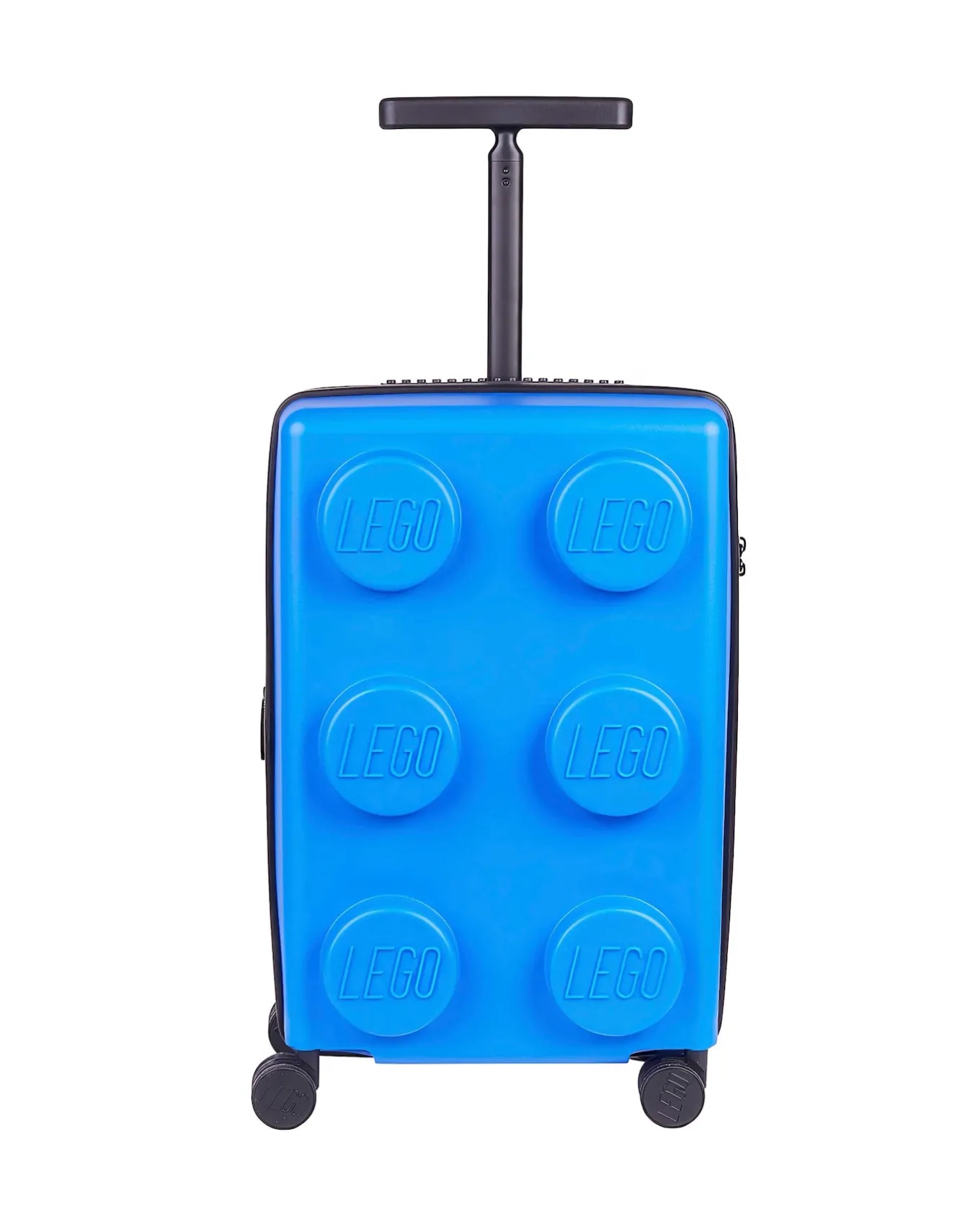 LEGO Brick 2x3 Trolley Suitcase - Bright Blue- Luggage