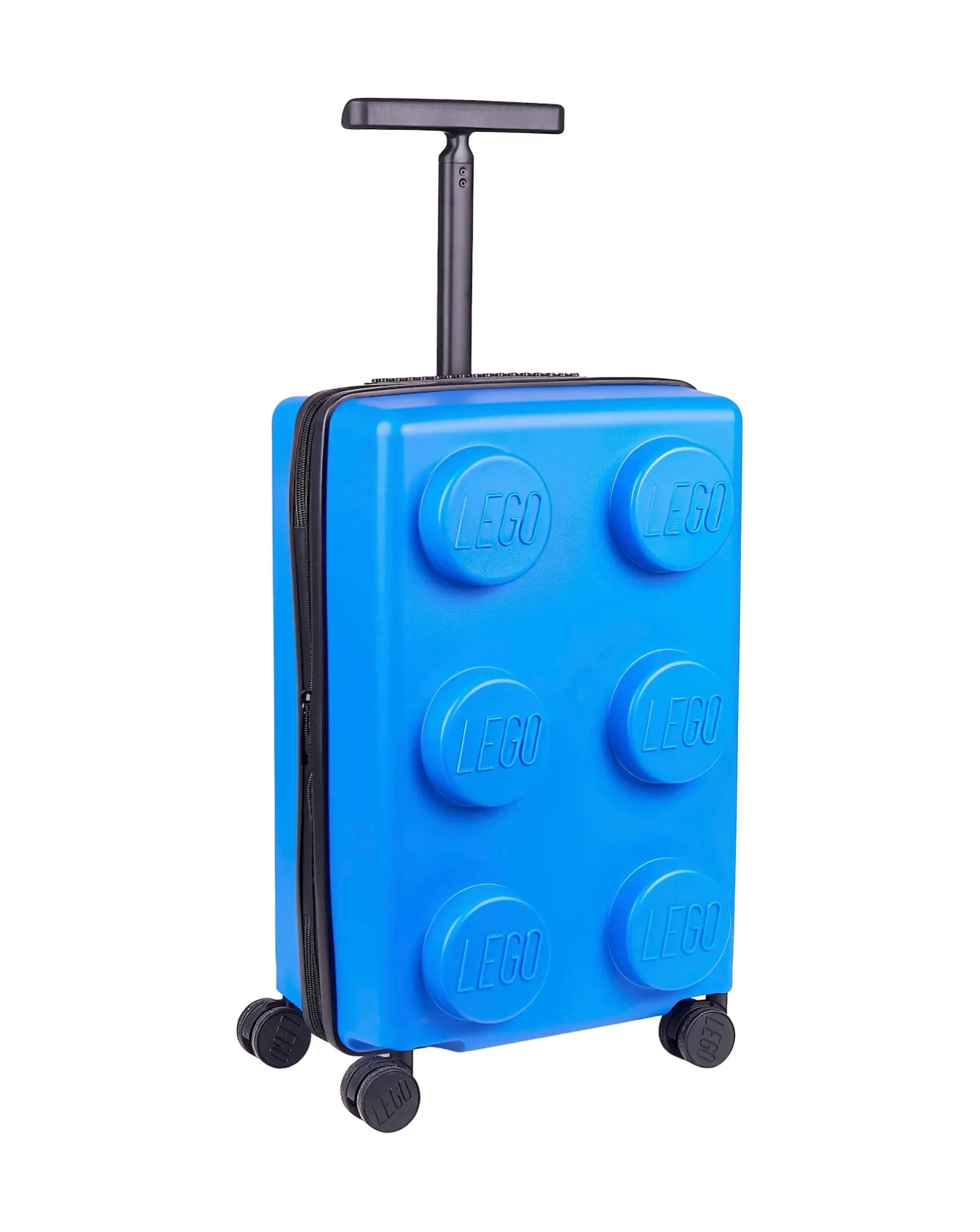 LEGO Brick 2x3 Trolley Suitcase - Bright Blue- Luggage