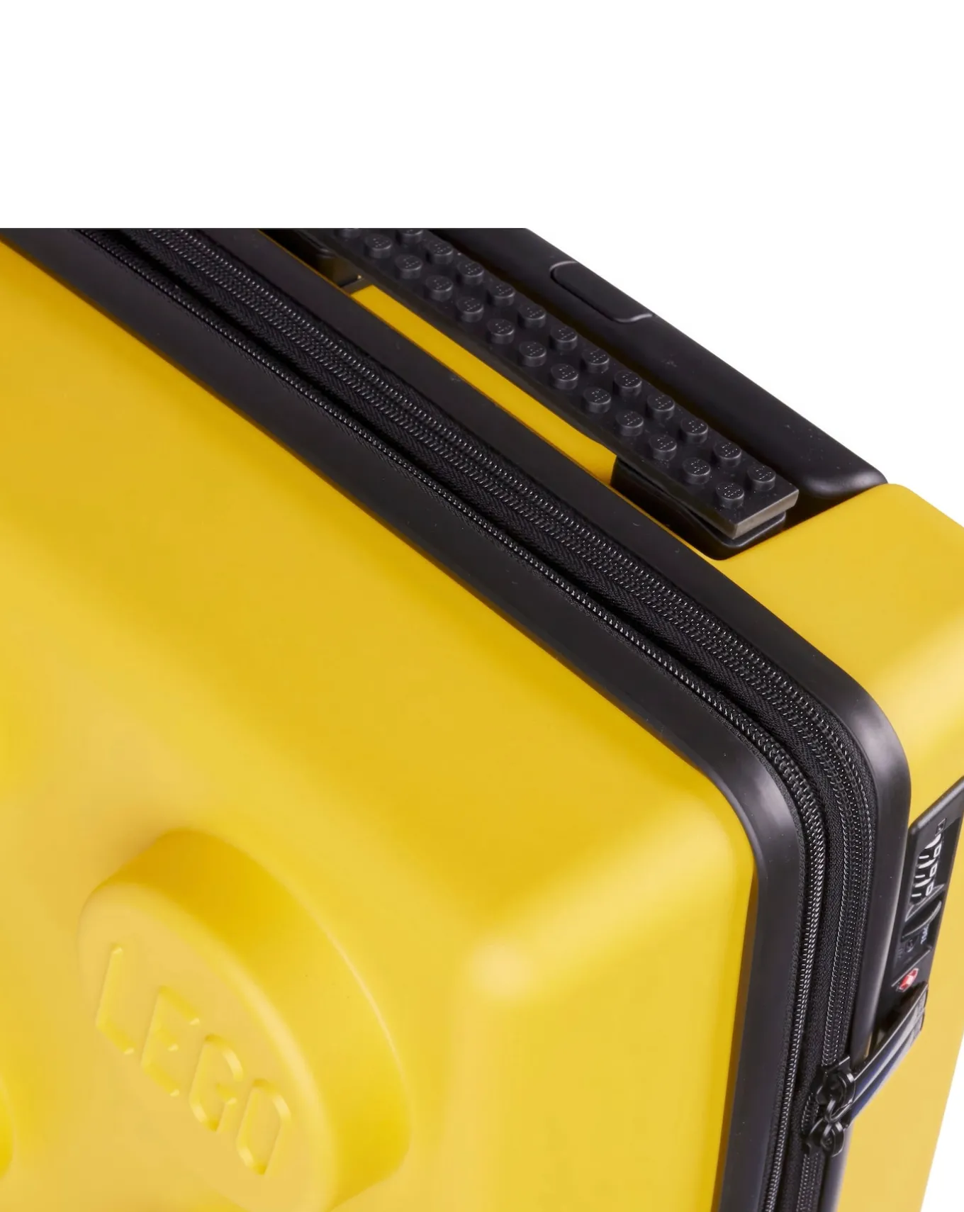 LEGO Brick 2x3 Trolley Suitcase - Bright Yellow- Luggage