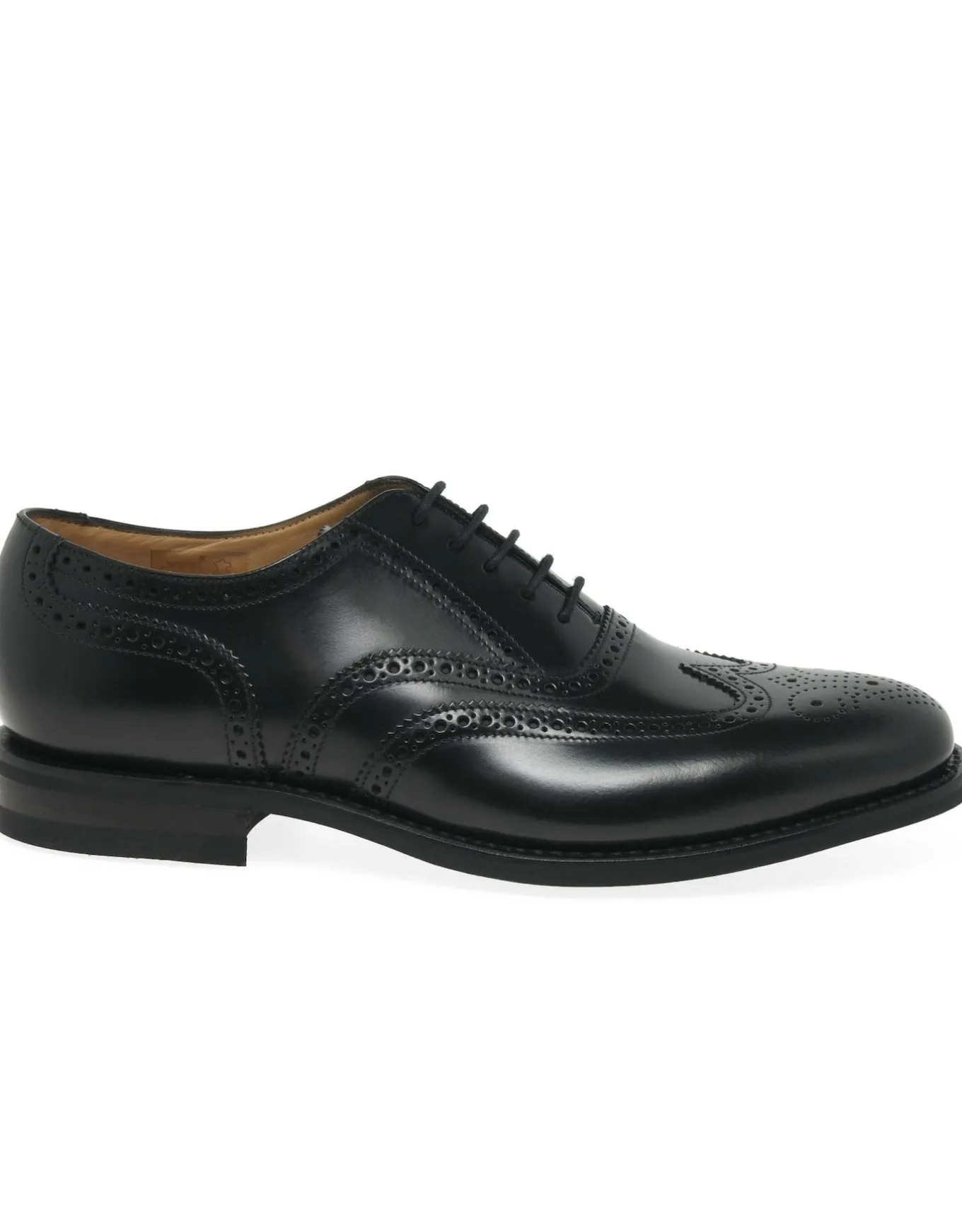 Loake 302B Mens Wide Fit Oxford Brogues- Wide Fit | Smart Shoes