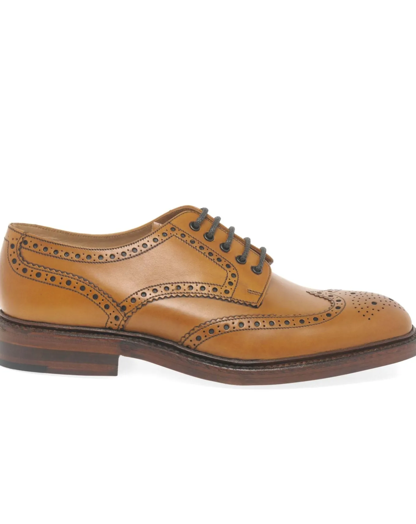 Loake Chester Leather Sdard Brogues- Smart Shoes | Shoes