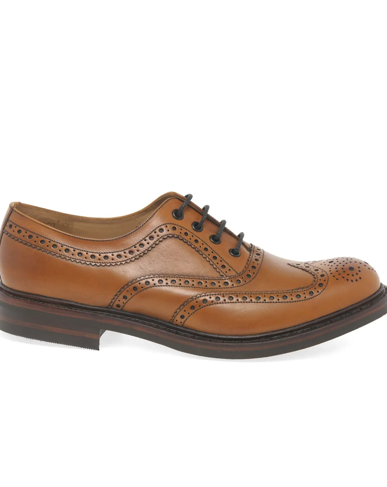 Loake Edward Mens Wide Fit Brogues- Wide Fit | Smart Shoes