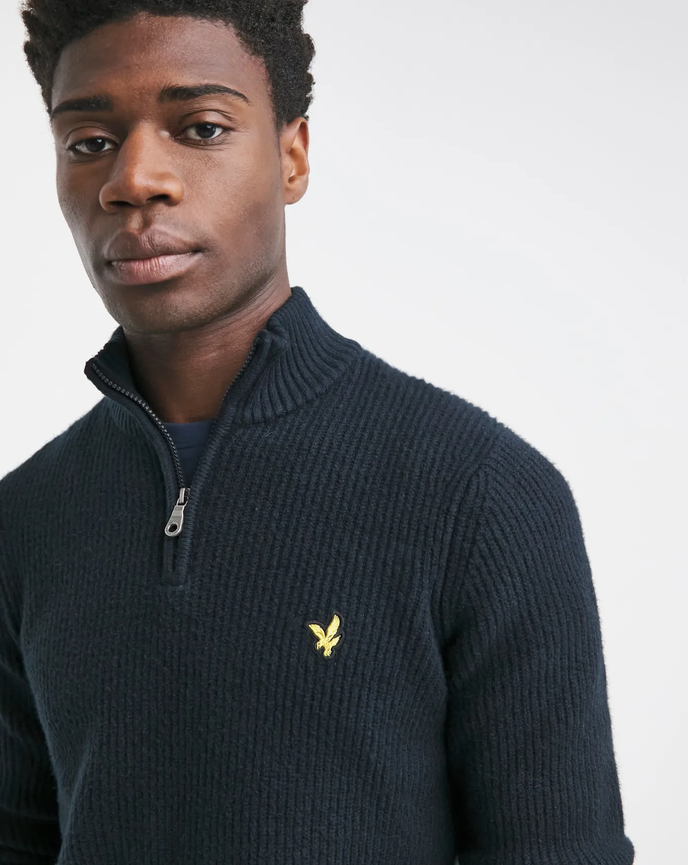 Lyle & Scott Lyle & Scott 1/4 Zip Shackers Stitch Jumper- Underwear | Trousers, Chinos & Cargos