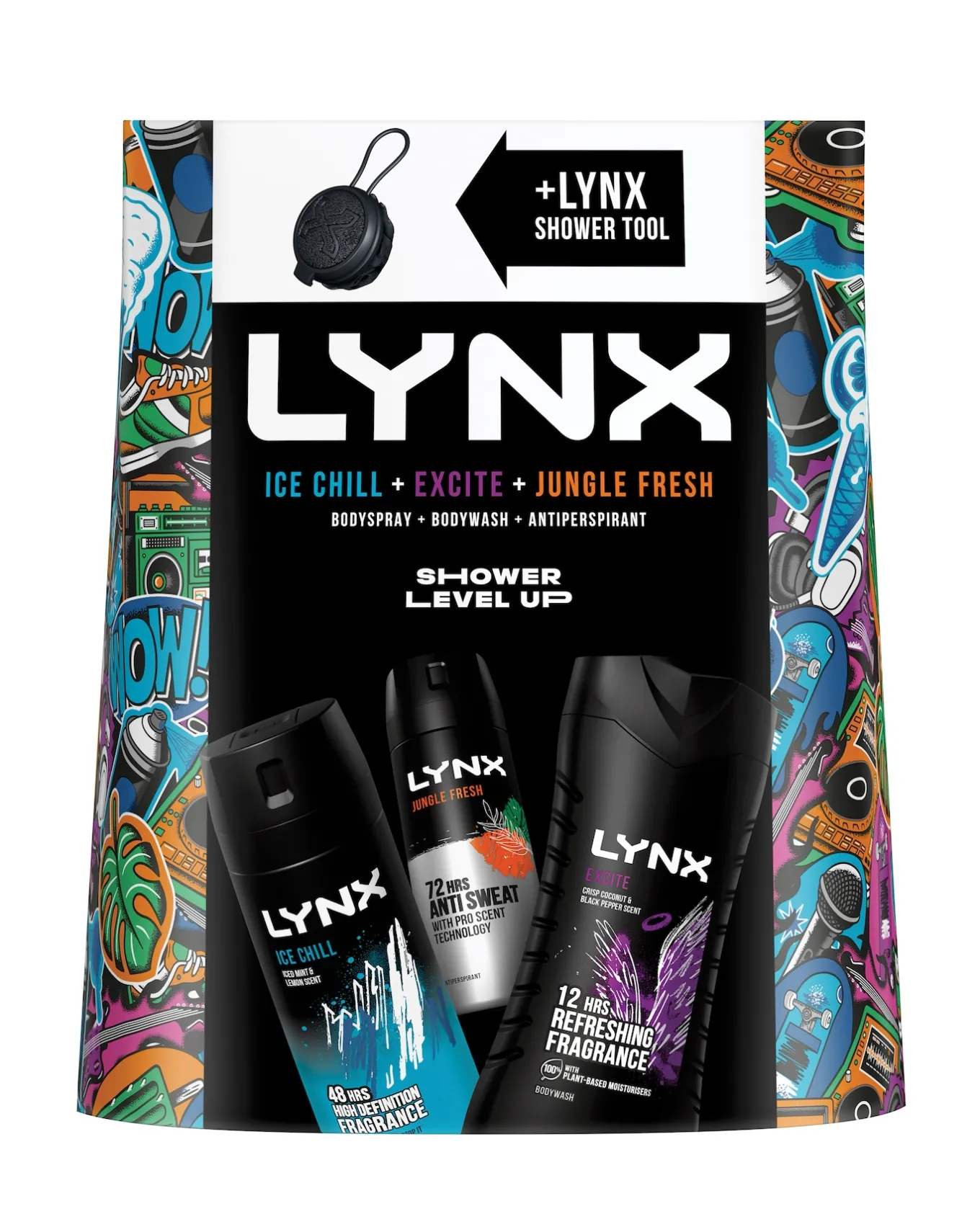 LYNX All Stars Trio & Shower Tool Gift Set- Wellness | Skin Care