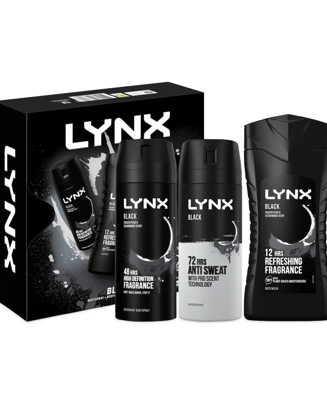 LYNX Black Trio Gift Set- Aftershave