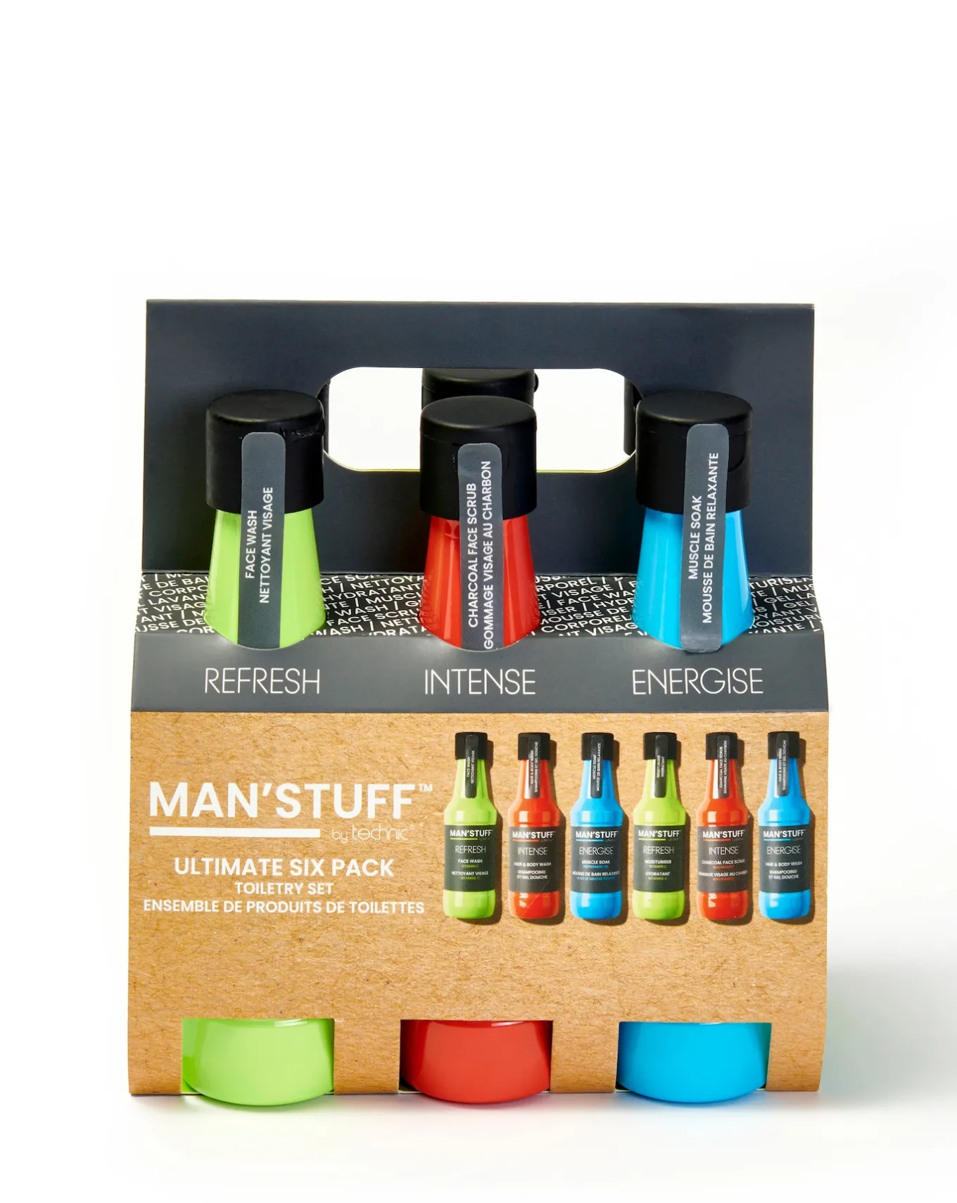 Man Stuff 6 Pack Caddy- Wellness | Skin Care