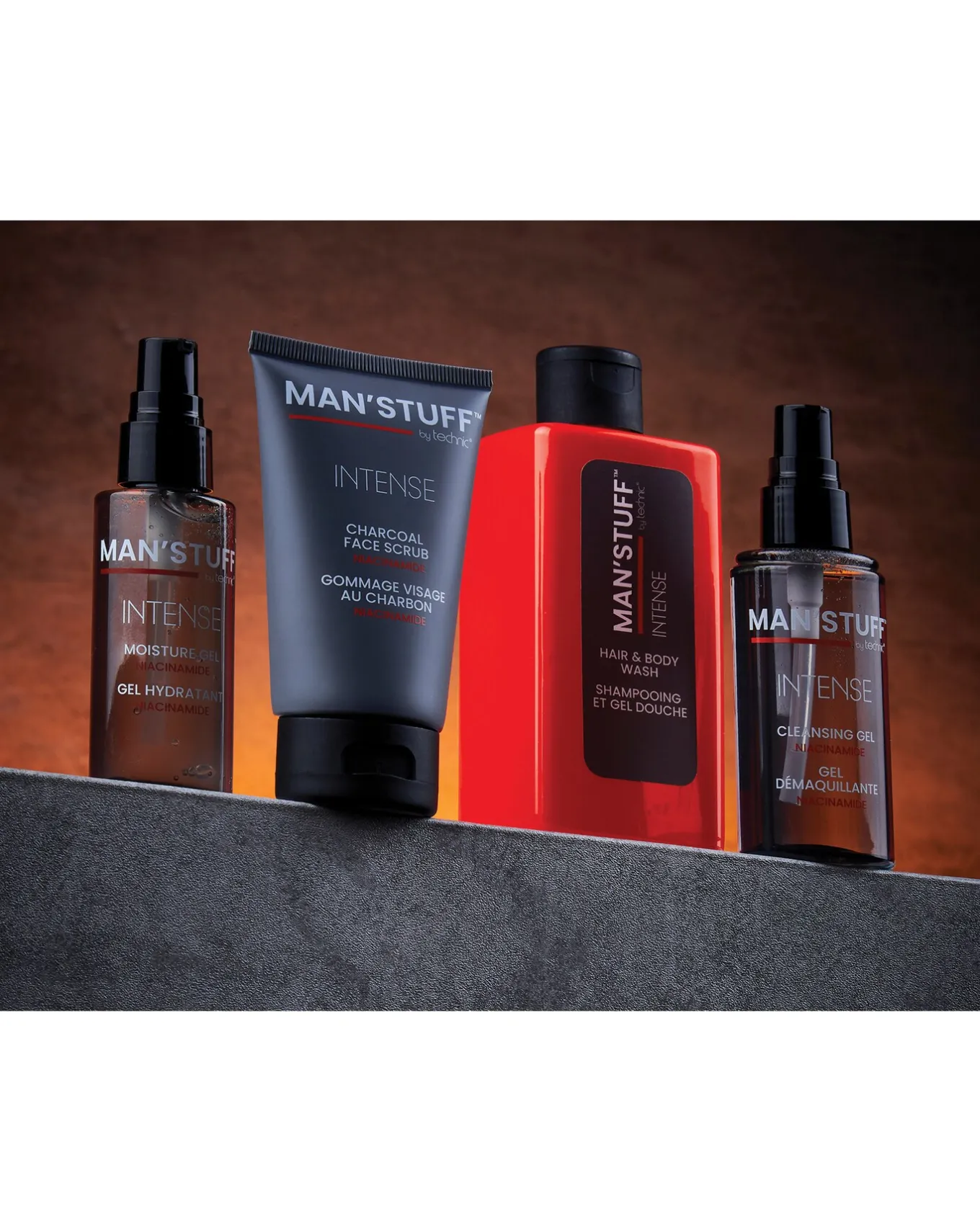 Man'Stuff Man'Stuff Total Intense Kit- Gift Sets