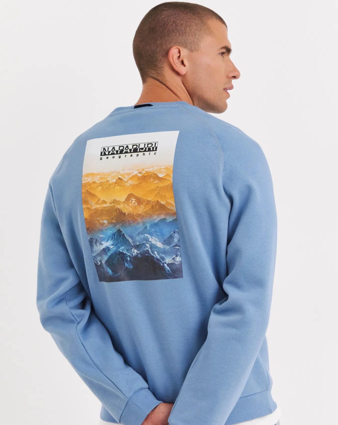 Napapijri Back Graphic Sweatshirt- Hoodies & Sweatshirts