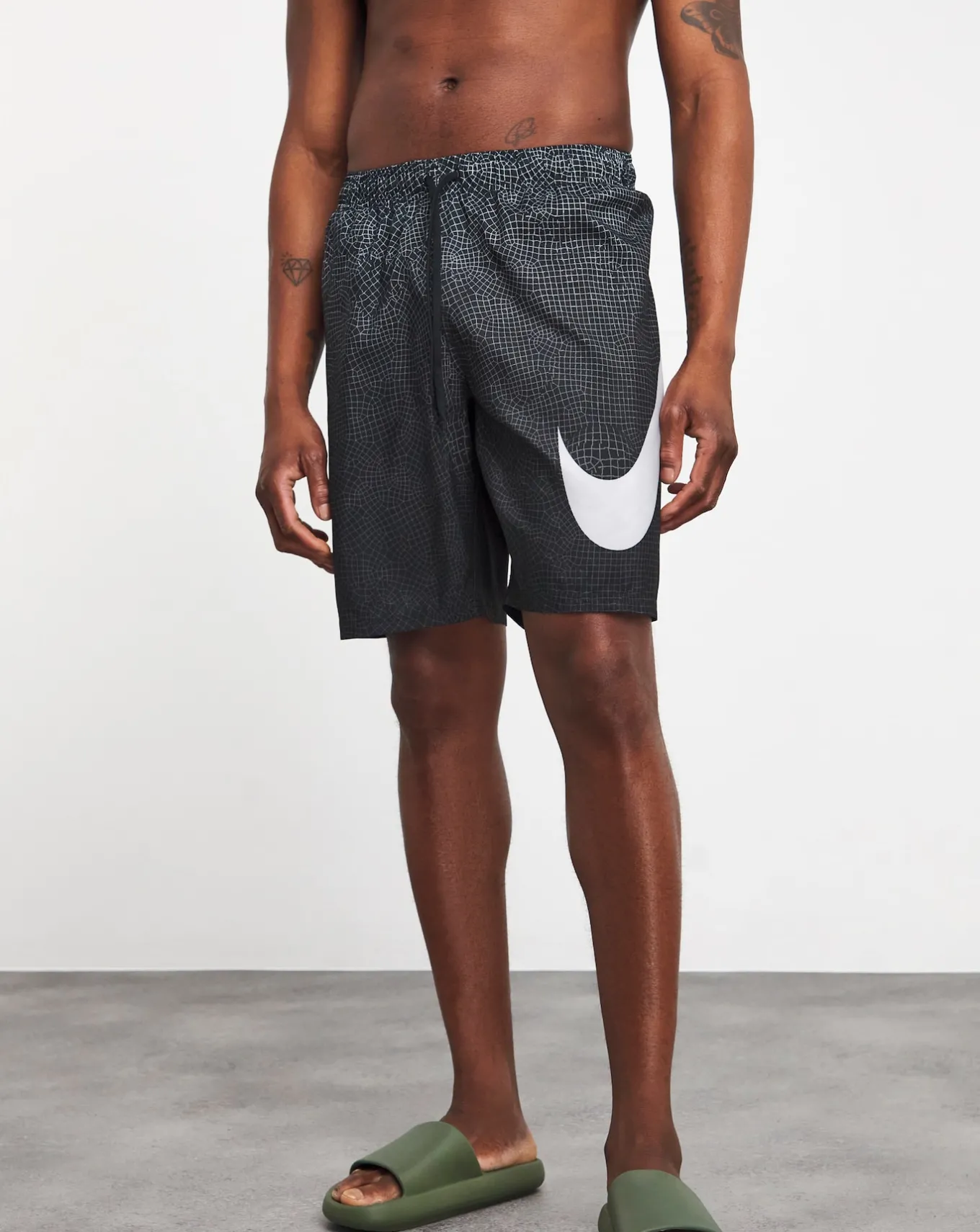 Nike Grid Swoosh 9" Volley Swim Short- Swim Shorts | Shorts