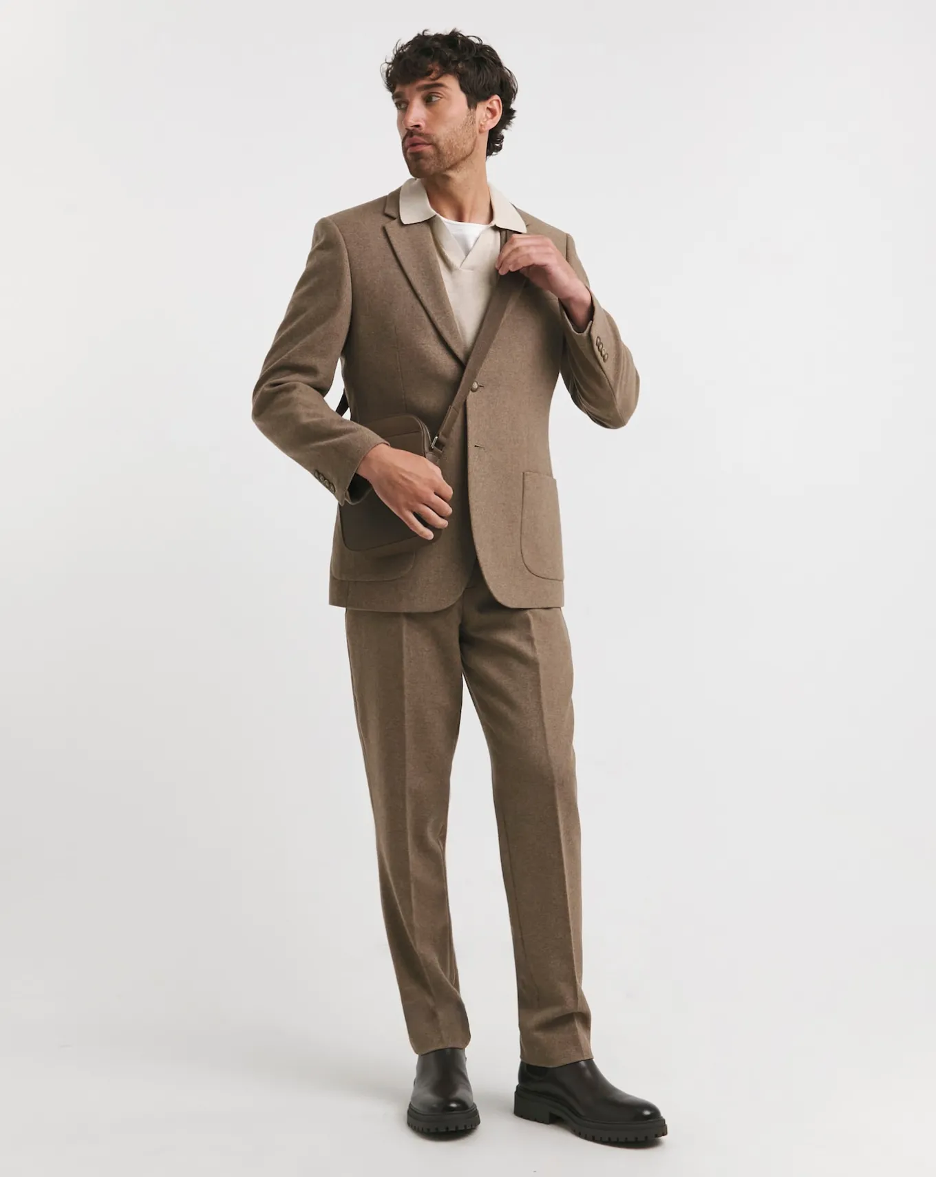 Jacamo Patch Pocket Tweed Suit Jacket- Suit Jackets | Suits & Waistcoats