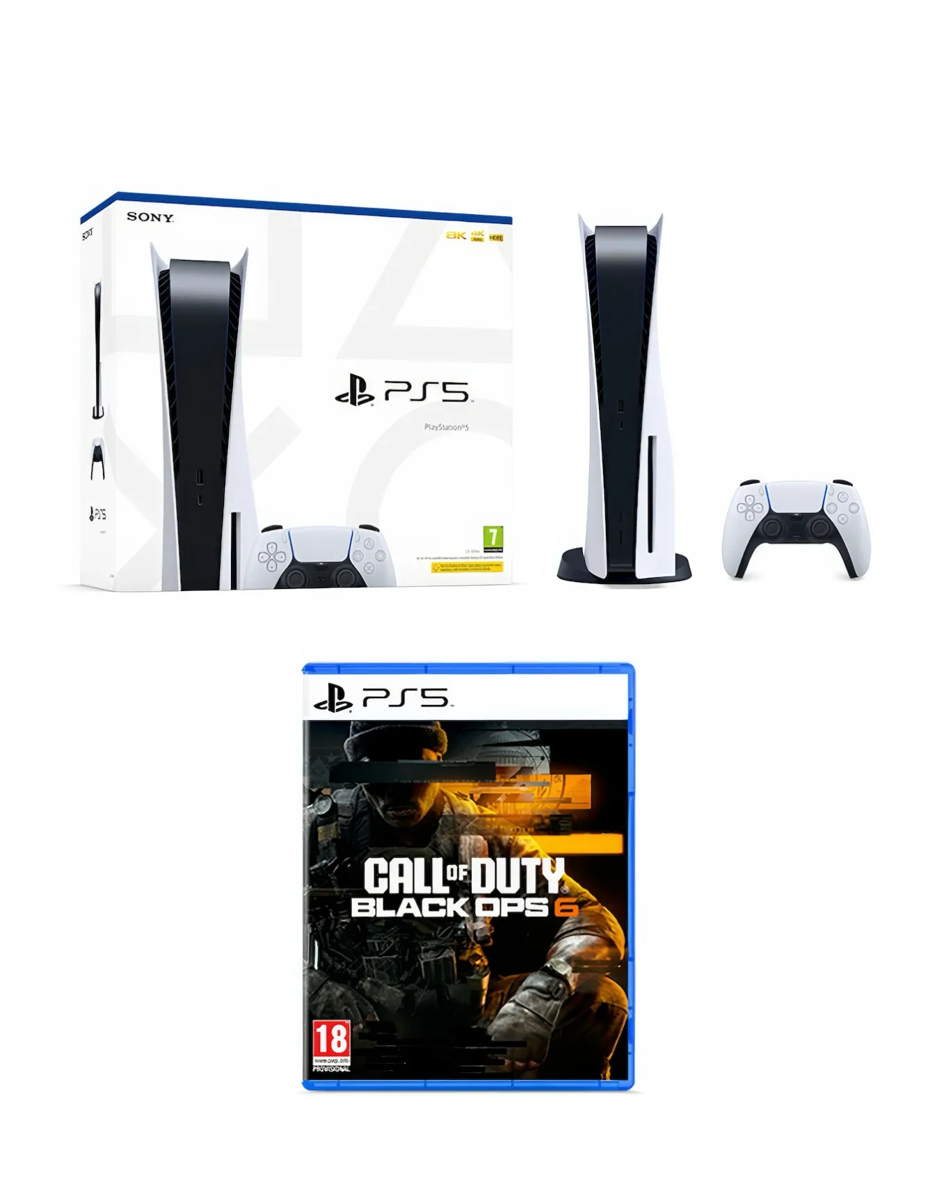 Playstation 5 & Call Of Duty: Black Ops 6 Bundle- Games & Consoles