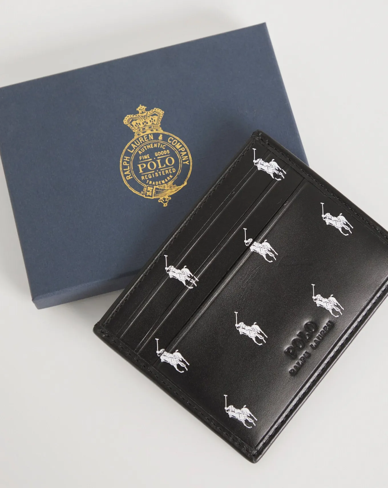 Polo Ralph Lauren Leather Card Holder- Wallets