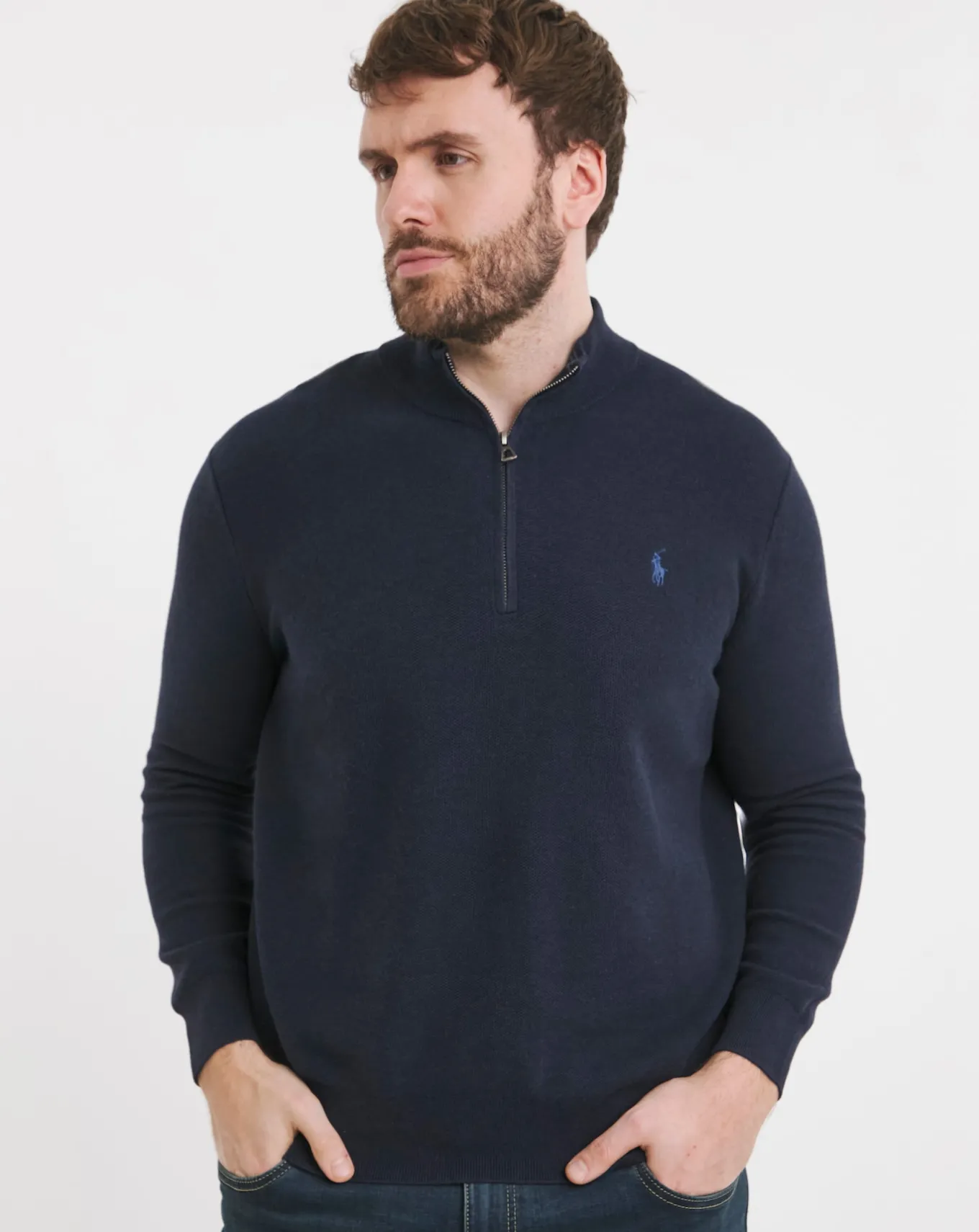 Polo Ralph Lauren 1/4 Zip Jumper- Jumpers & Cardigans