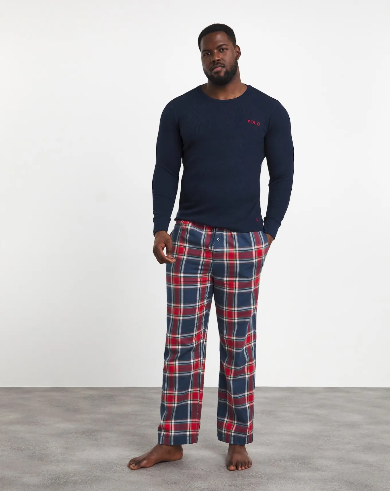 Polo Ralph Lauren Waffle Pyjama Set- Nightwear | Loungewear