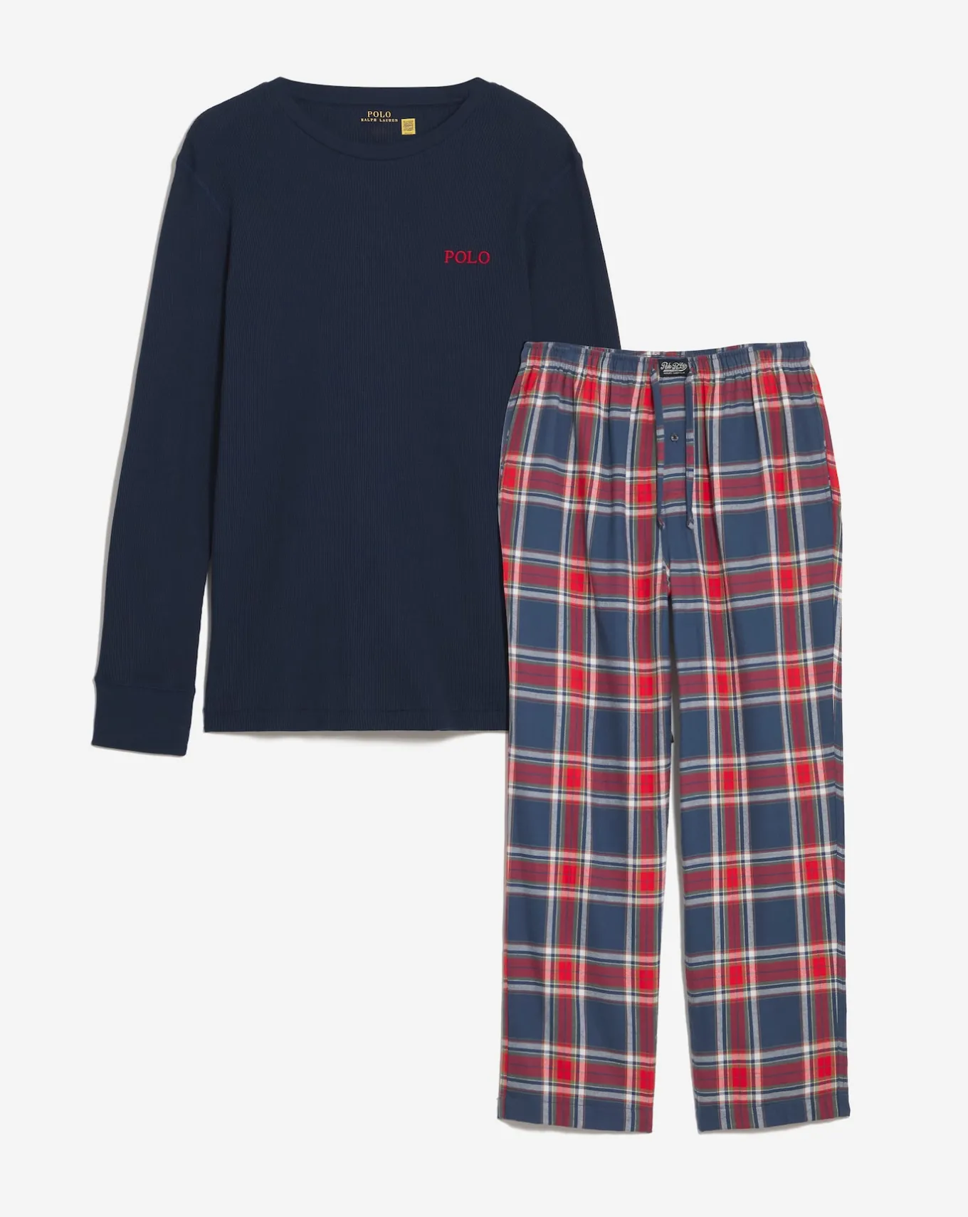 Polo Ralph Lauren Waffle Pyjama Set- Nightwear | Loungewear