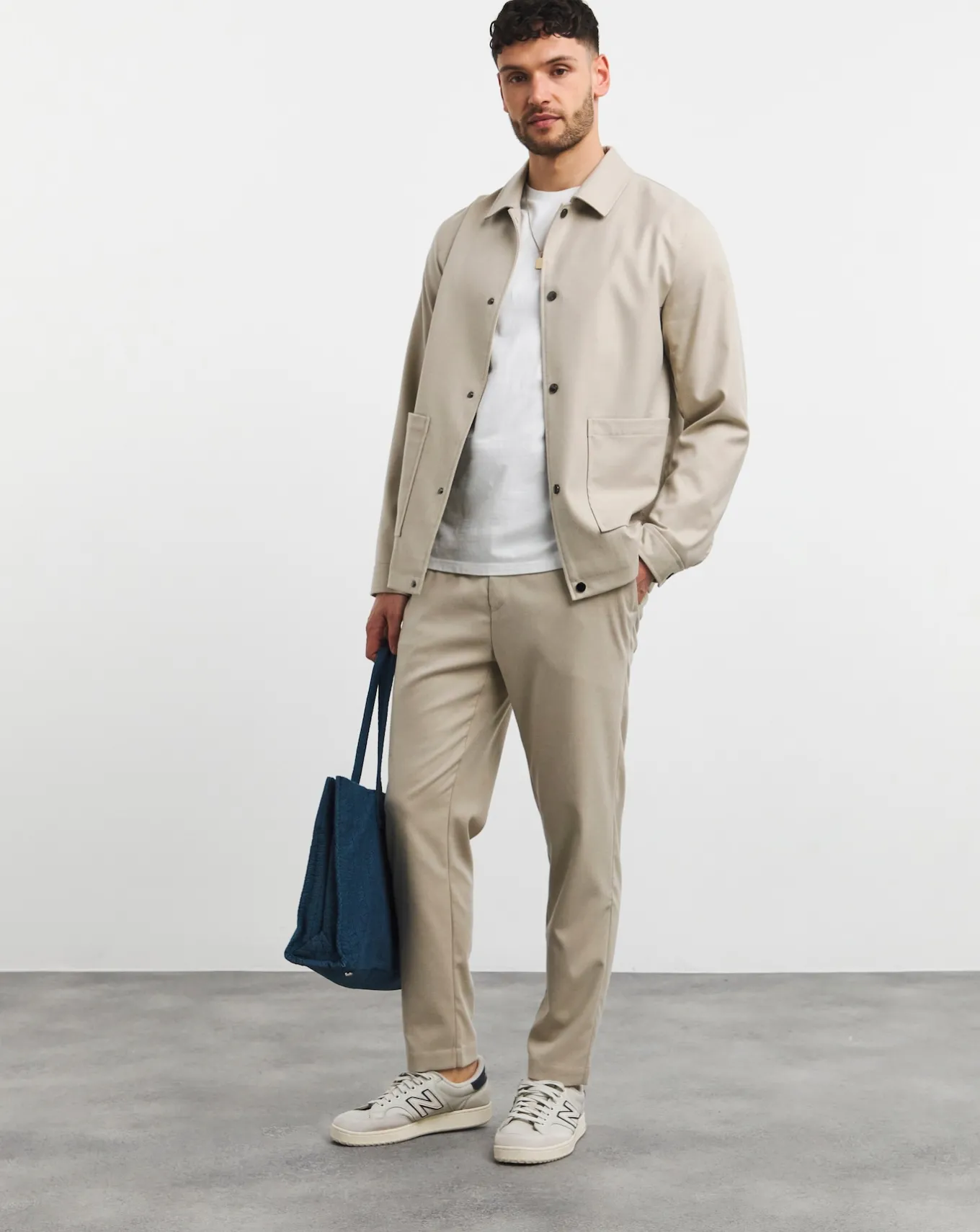 Jacamo Premium Smart Harrington Jacket Co-ord- Suit Jackets | Blazers