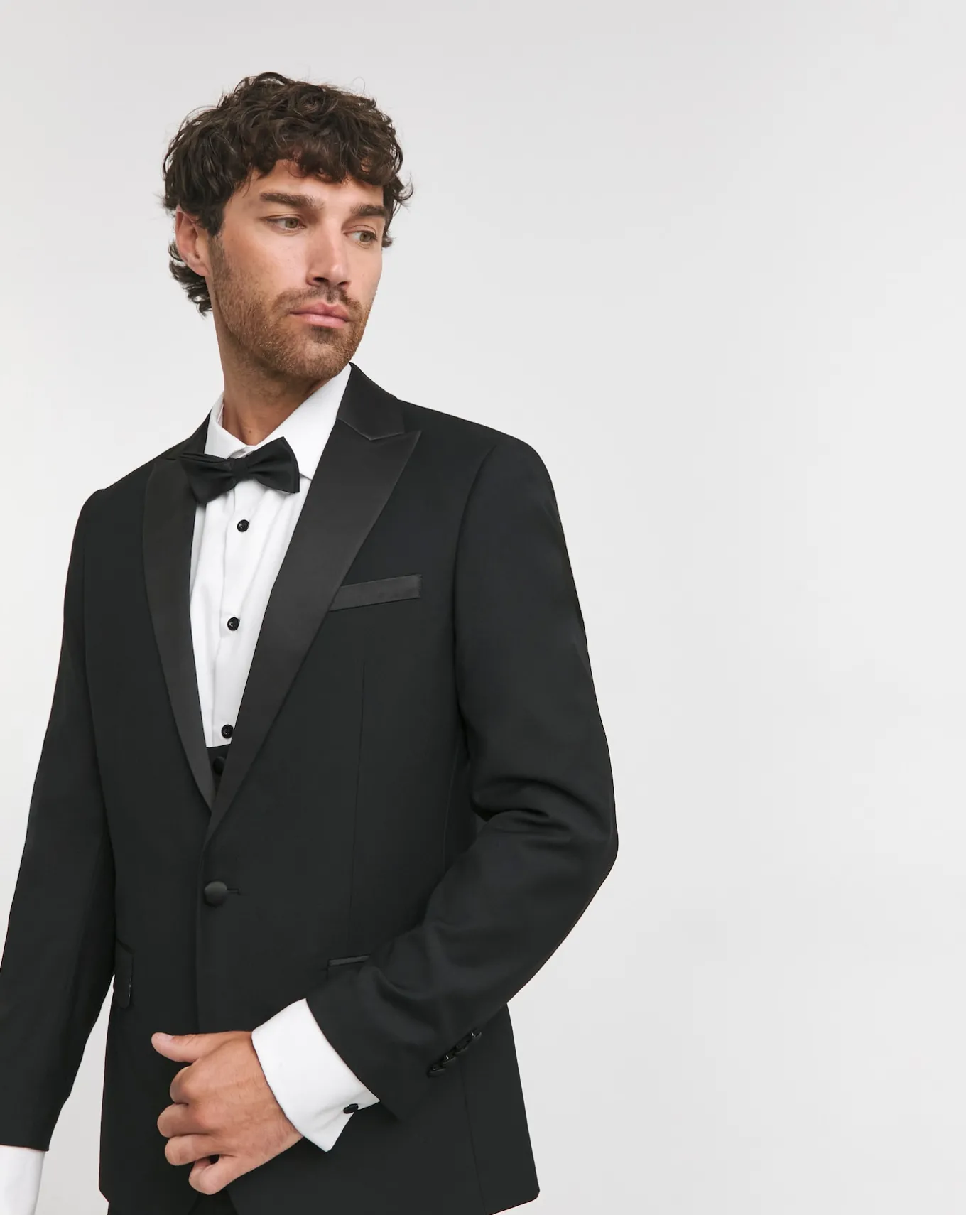 Jacamo Premium Textured Tuxedo Jacket- Waistcoats | Ties