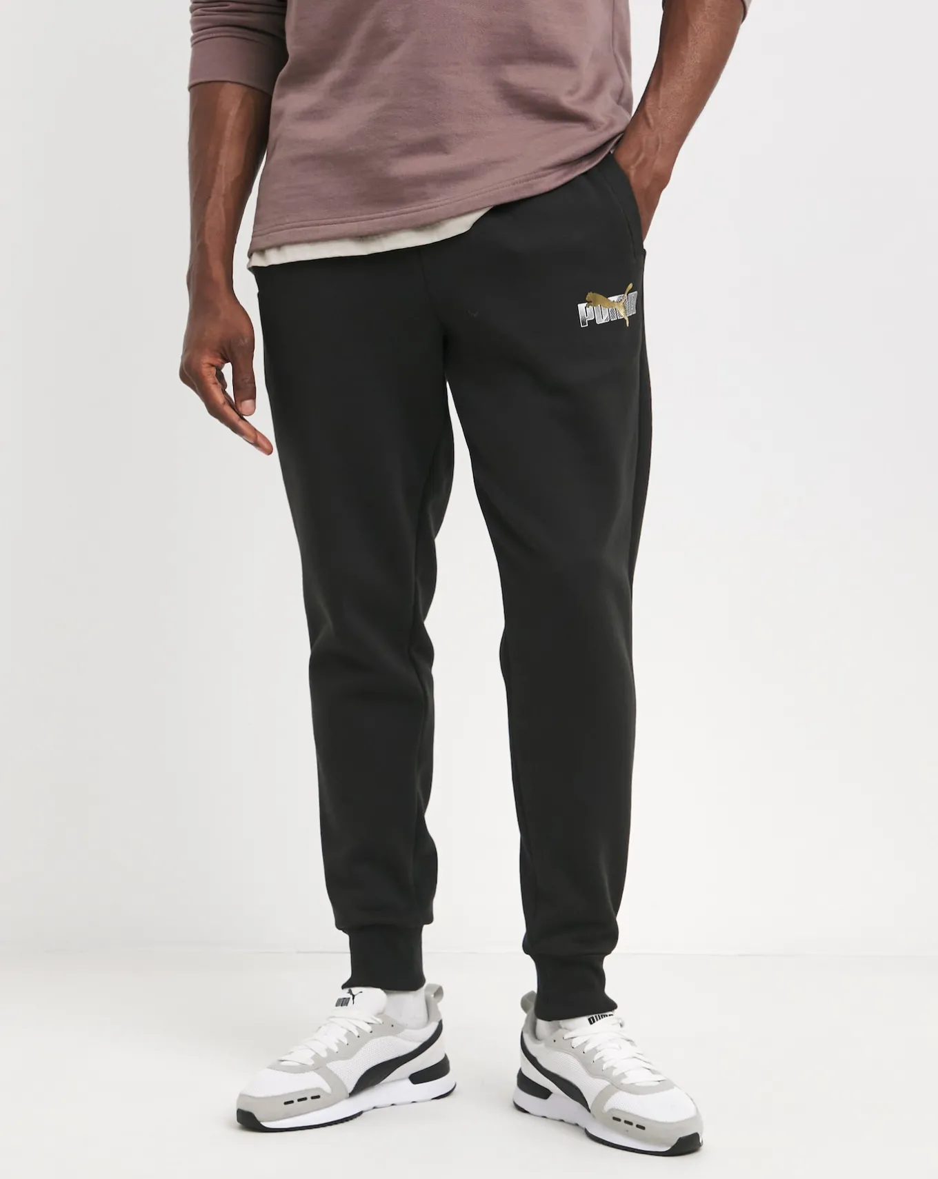 Puma Essentials Logo Lab Sweatpants- Track Pants | Trousers, Chinos & Cargos