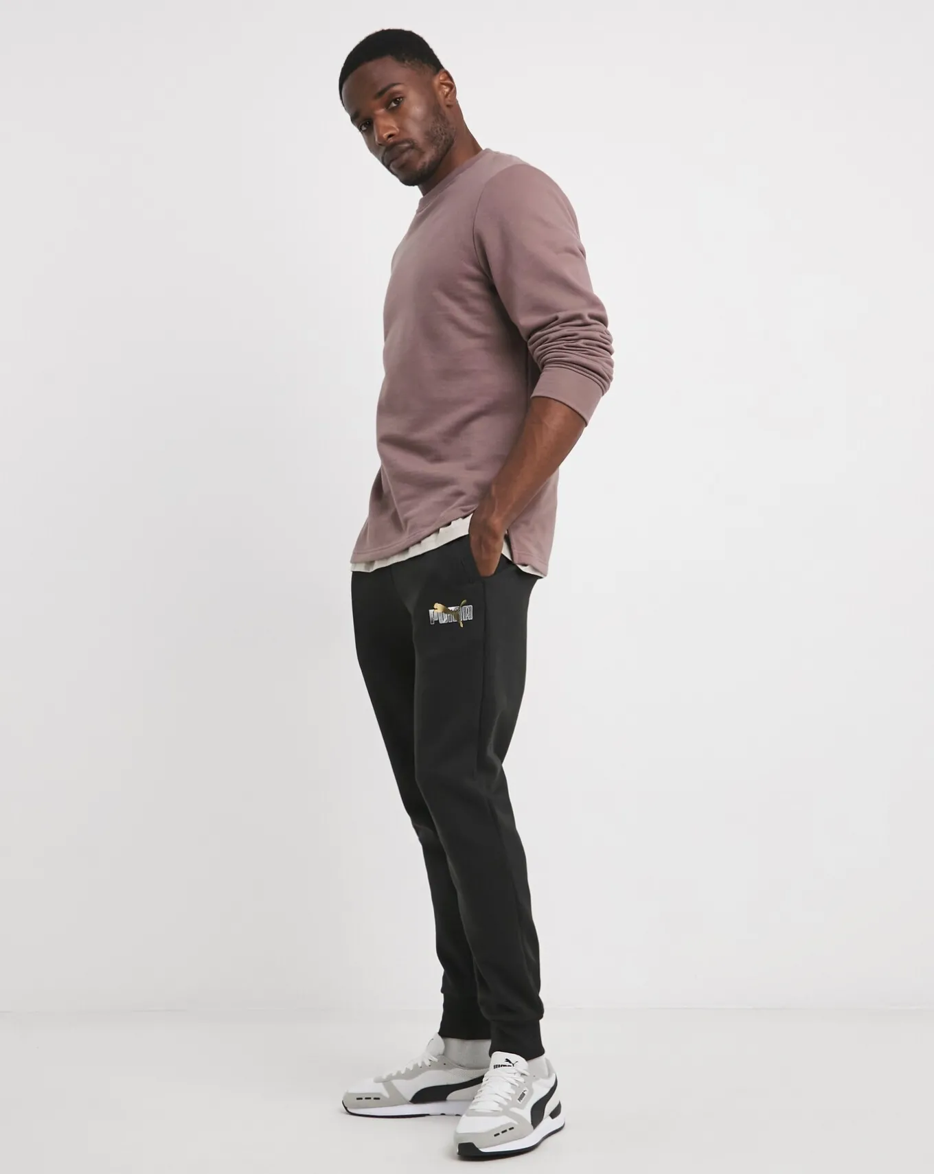 Puma Essentials Logo Lab Sweatpants- Track Pants | Trousers, Chinos & Cargos