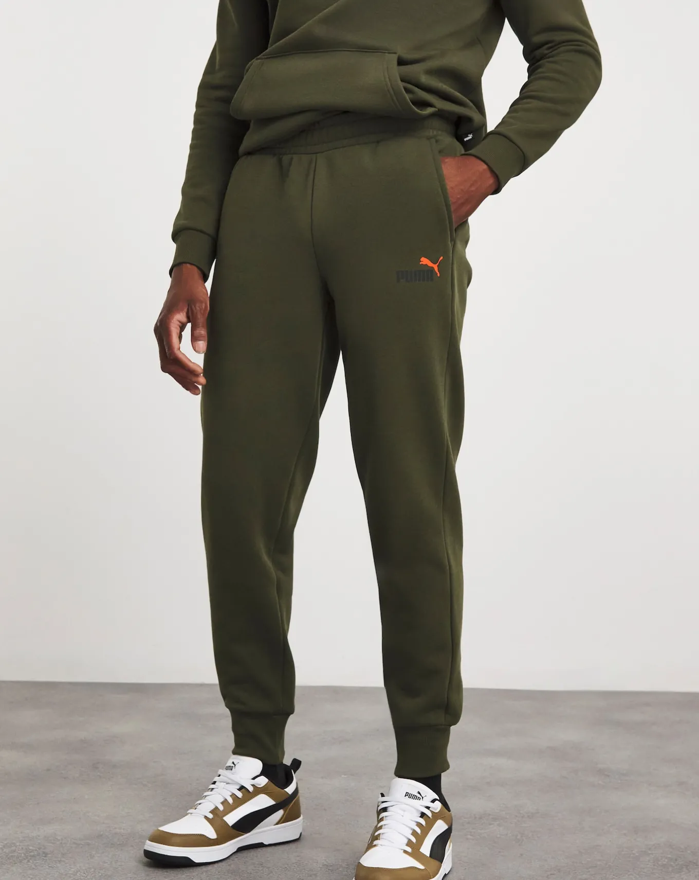 Puma Essentials Logo Sweatpants- Track Pants | Trousers, Chinos & Cargos