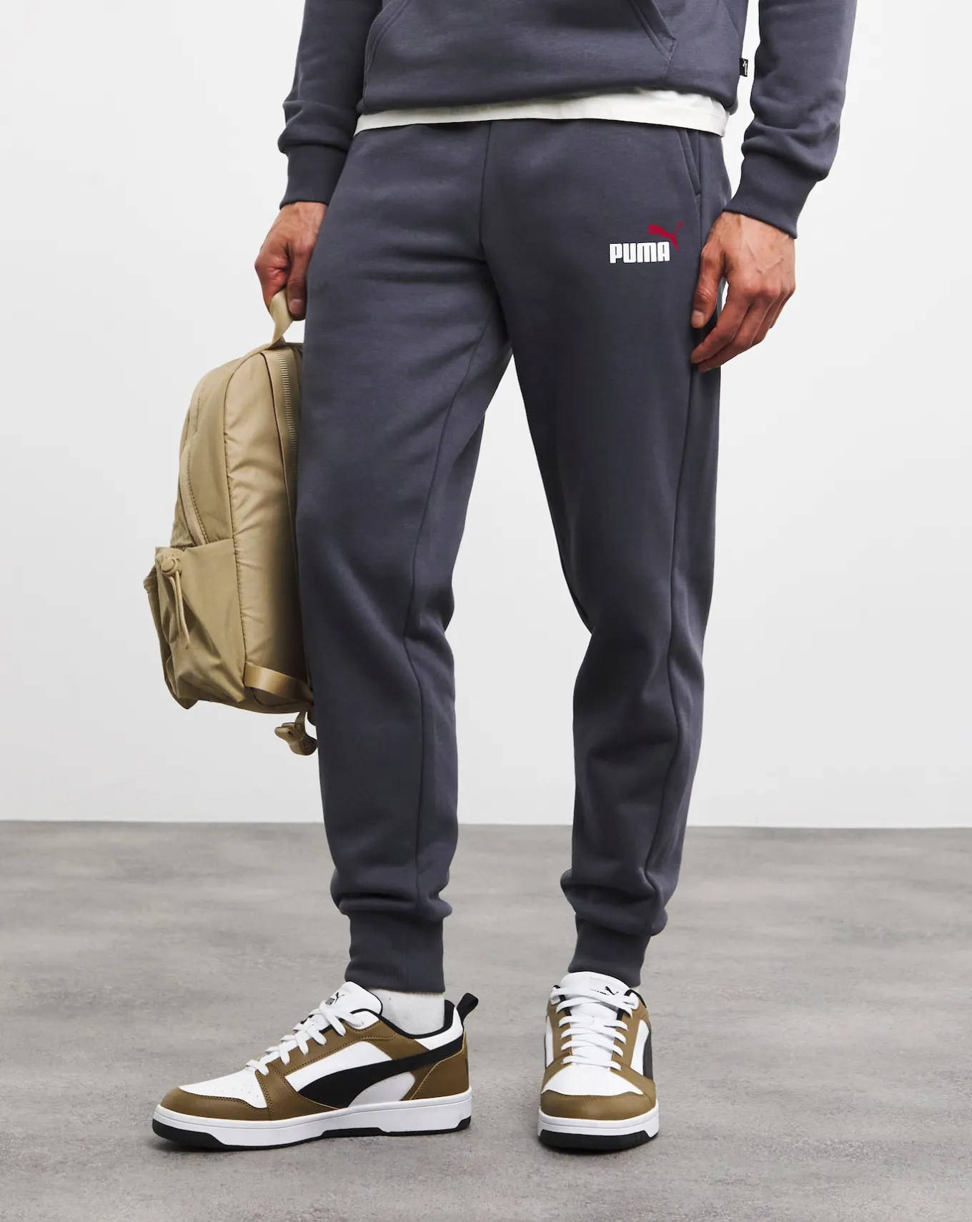 Puma Essentials Logo Sweatpants- Track Pants | Trousers, Chinos & Cargos